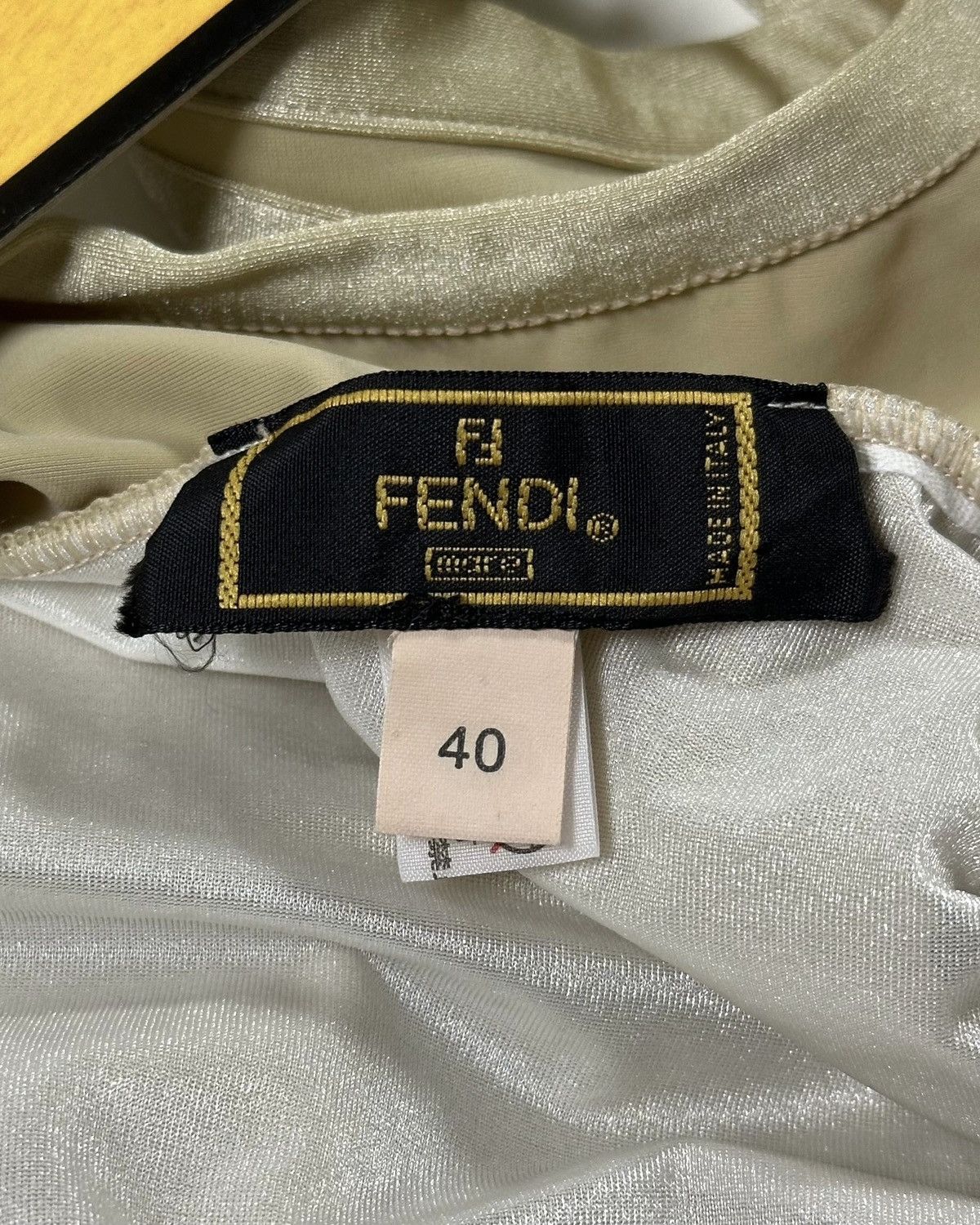 Fendi FENDI Vintage FF Logo Swimsuit Size S / US 4 / IT 40 - 6 Thumbnail