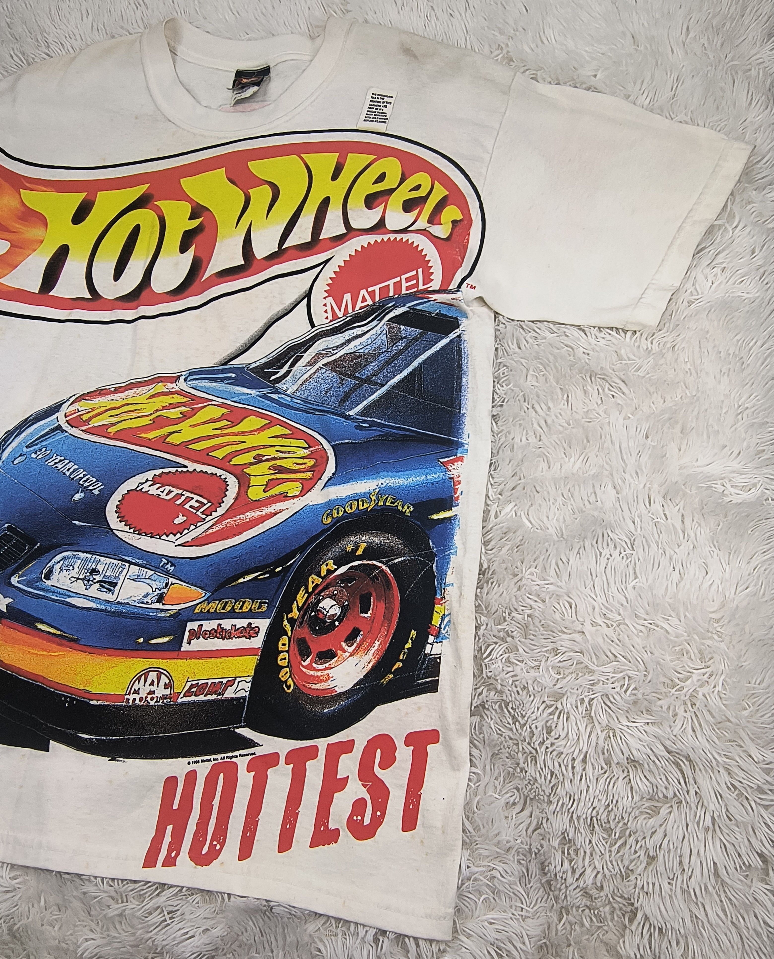 Vintage Vintage Hot Wheels Kyle Petty 1998 tee Size US L / EU 52-54 / 3 - 3 Thumbnail