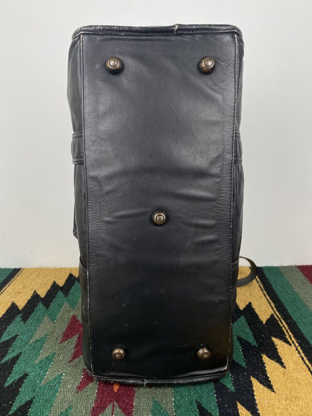 Tumi 2000’s Tumi Goat Patina Leather Duffle Bag Size ONE SIZE - 14 Thumbnail