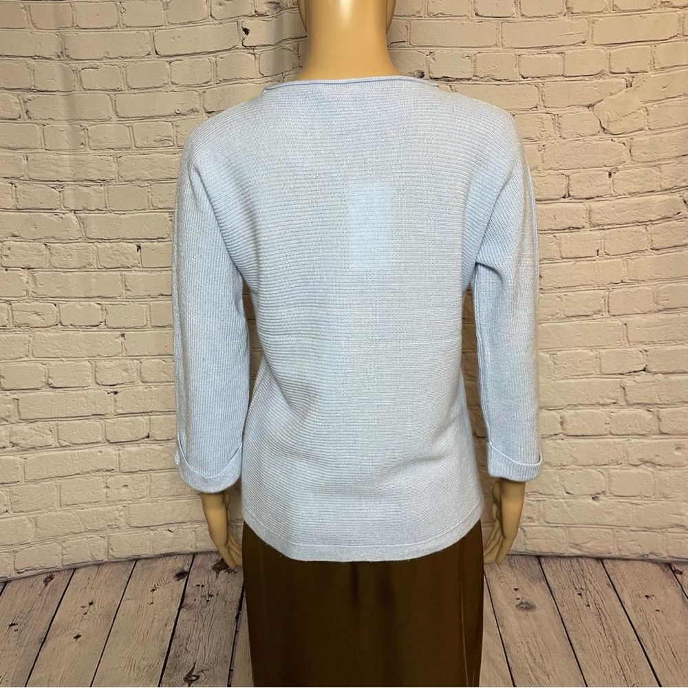 Other NWT New Bartolini Wool Cashmere Silk 3/4 Sleeve Sweater Siz Size S / US 4 / IT 40 - 4 Thumbnail