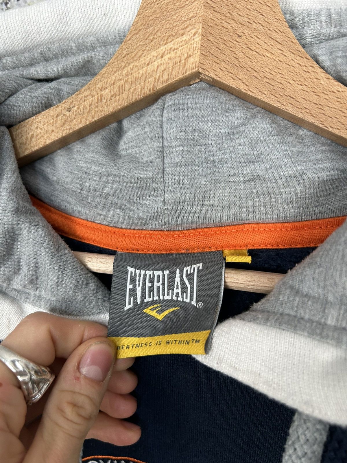 Everlast Vintage Everlast Fighting Sport Boxy Rap Hoodie Streetwear Size US M / EU 48-50 / 2 - 5 Thumbnail