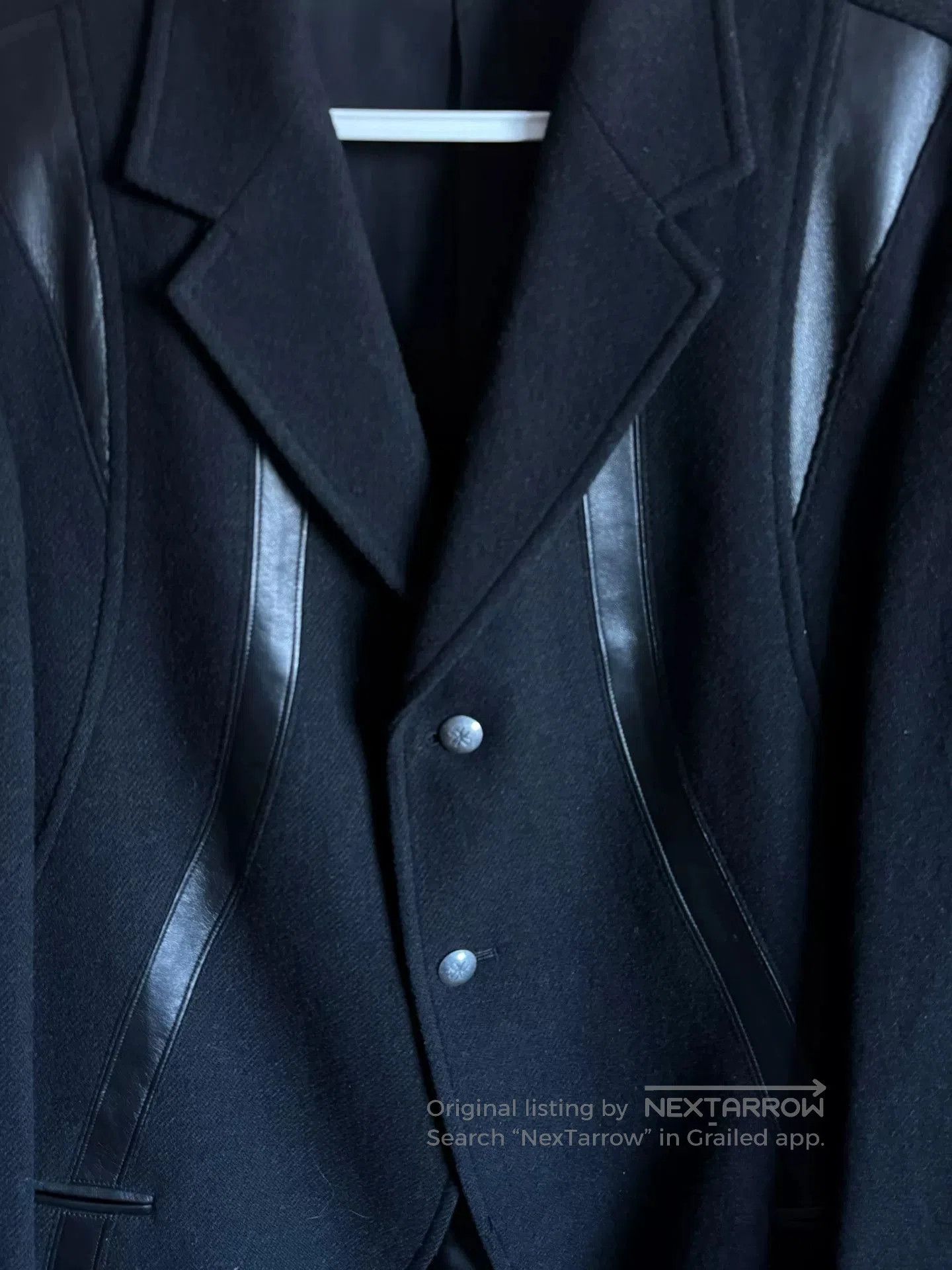 Yohji Yamamoto Yohji Yamamoto Pour Homme 09AW Leather Patchwork Coat. Size US L / EU 52-54 / 3 - 2 Thumbnail