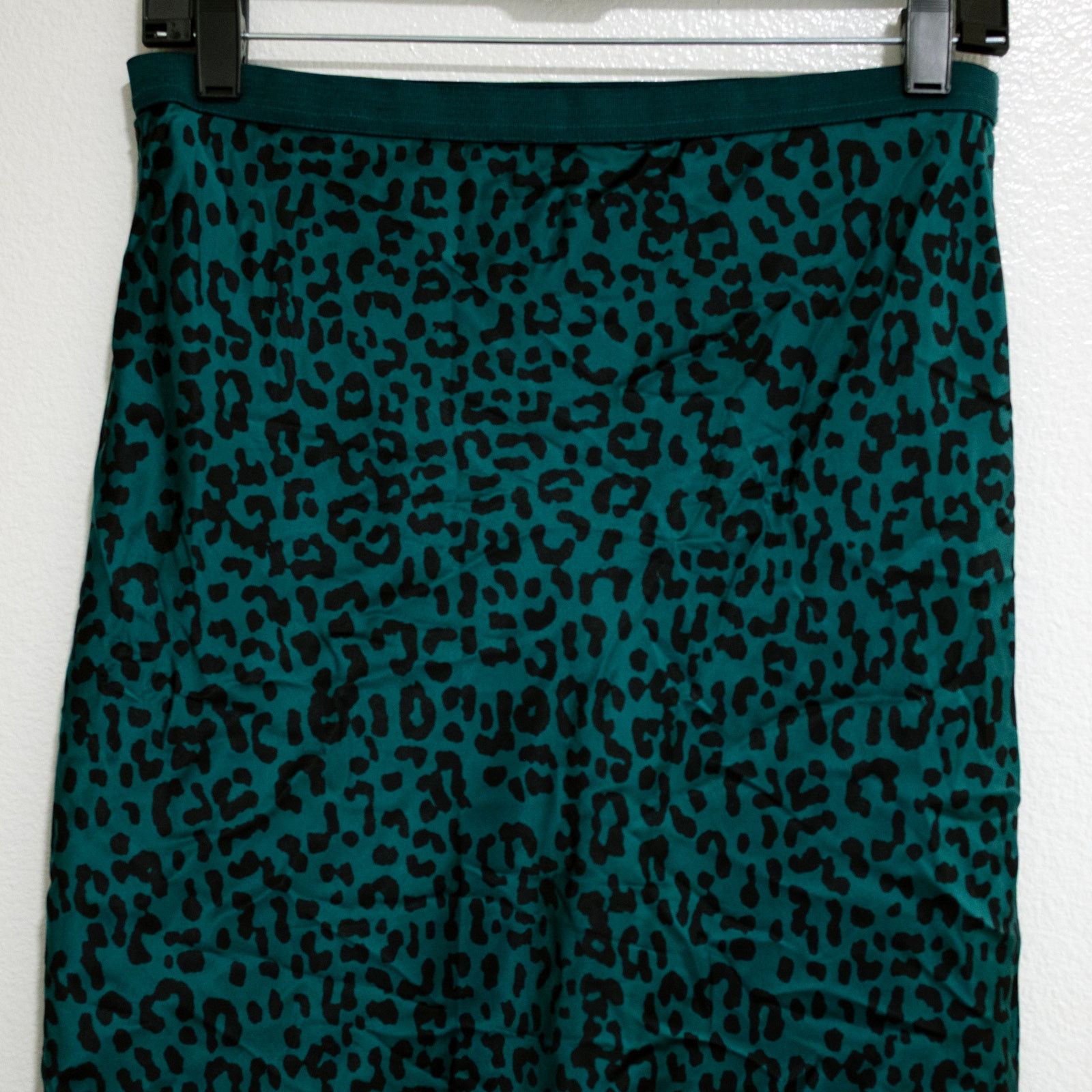 CAMI NYC Cami NYC Jessica Skirt Emerald Leopard Print Size 27" / US 4 / IT 40 - 5 Thumbnail