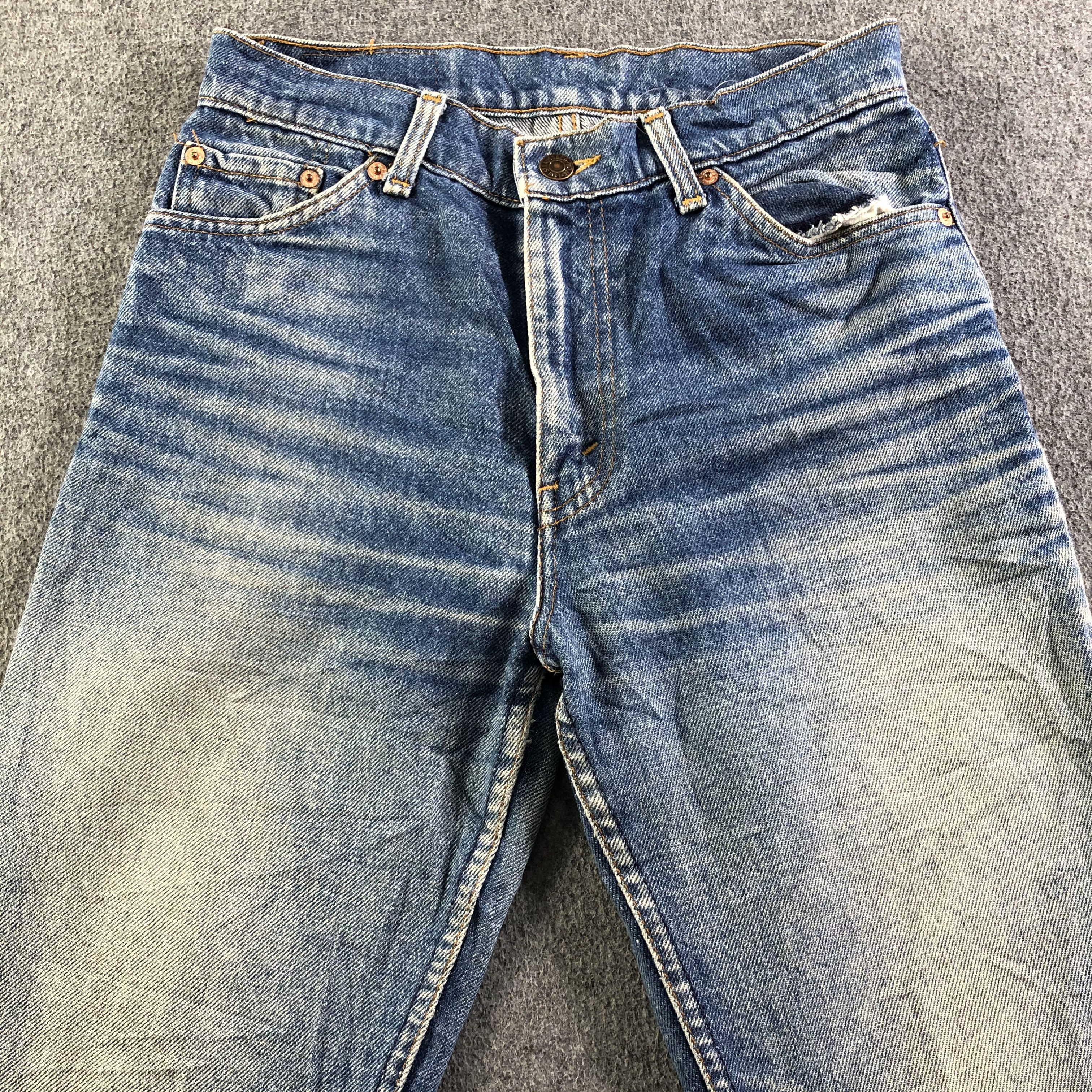 Levi's Vintage Blue Wash Levis 505 Jeans-J3859 Size US 28 / EU 44 - 3 Thumbnail