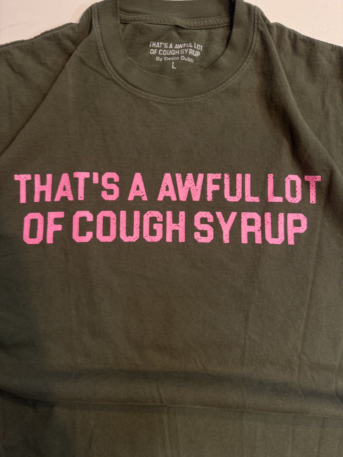 Other THAT’S A AWFUL LOT OF COUGH STRUP TSHIRT Size US L / EU 52-54 / 3 - 2 Thumbnail