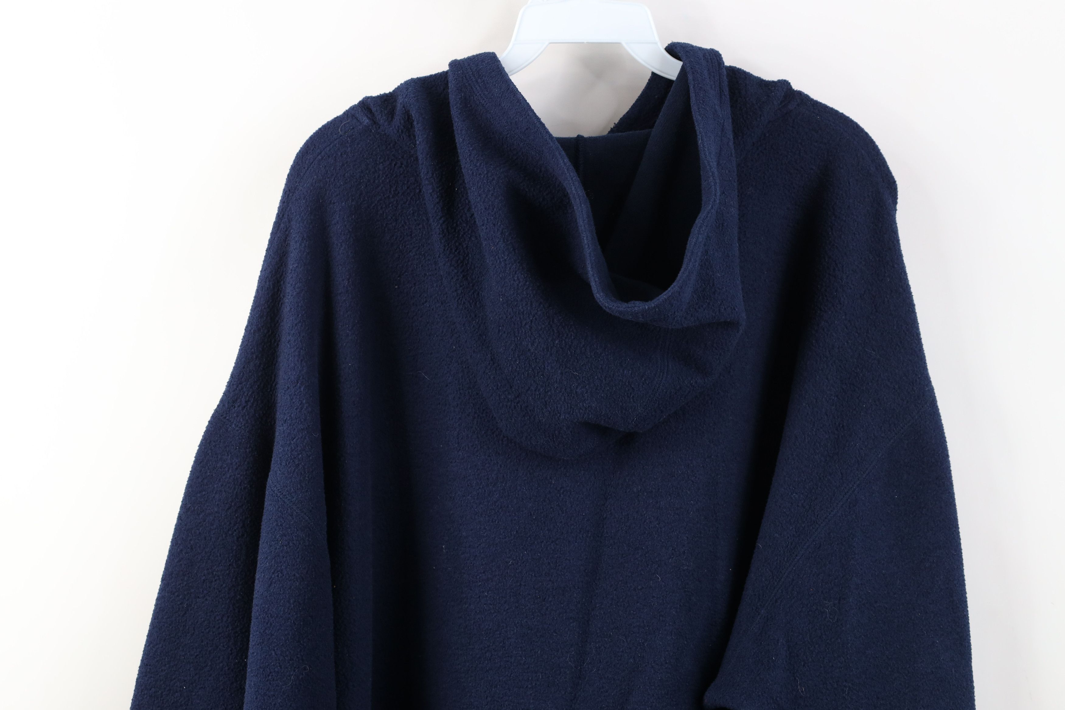 Vintage Vintage 90s Streetwear Michigan Mackinaw Fleece Hoodie Blue Size US XL / EU 56 / 4 - 13 Thumbnail