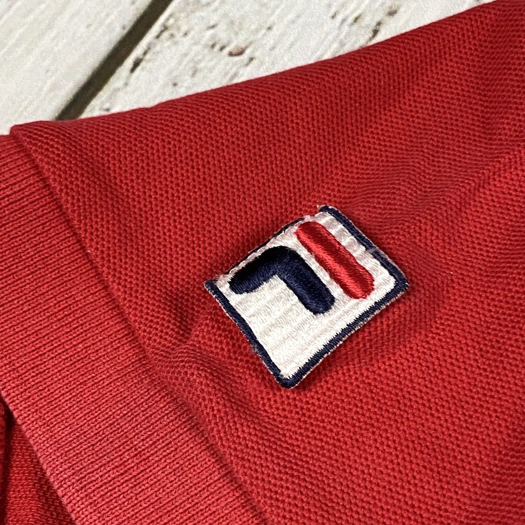 Fila VINTAGE FILA 90s RED POLO SHIRT MENS 2XL COLLARED LOGO HIP HOP Size US XXL / EU 58 / 5 - 7 Thumbnail