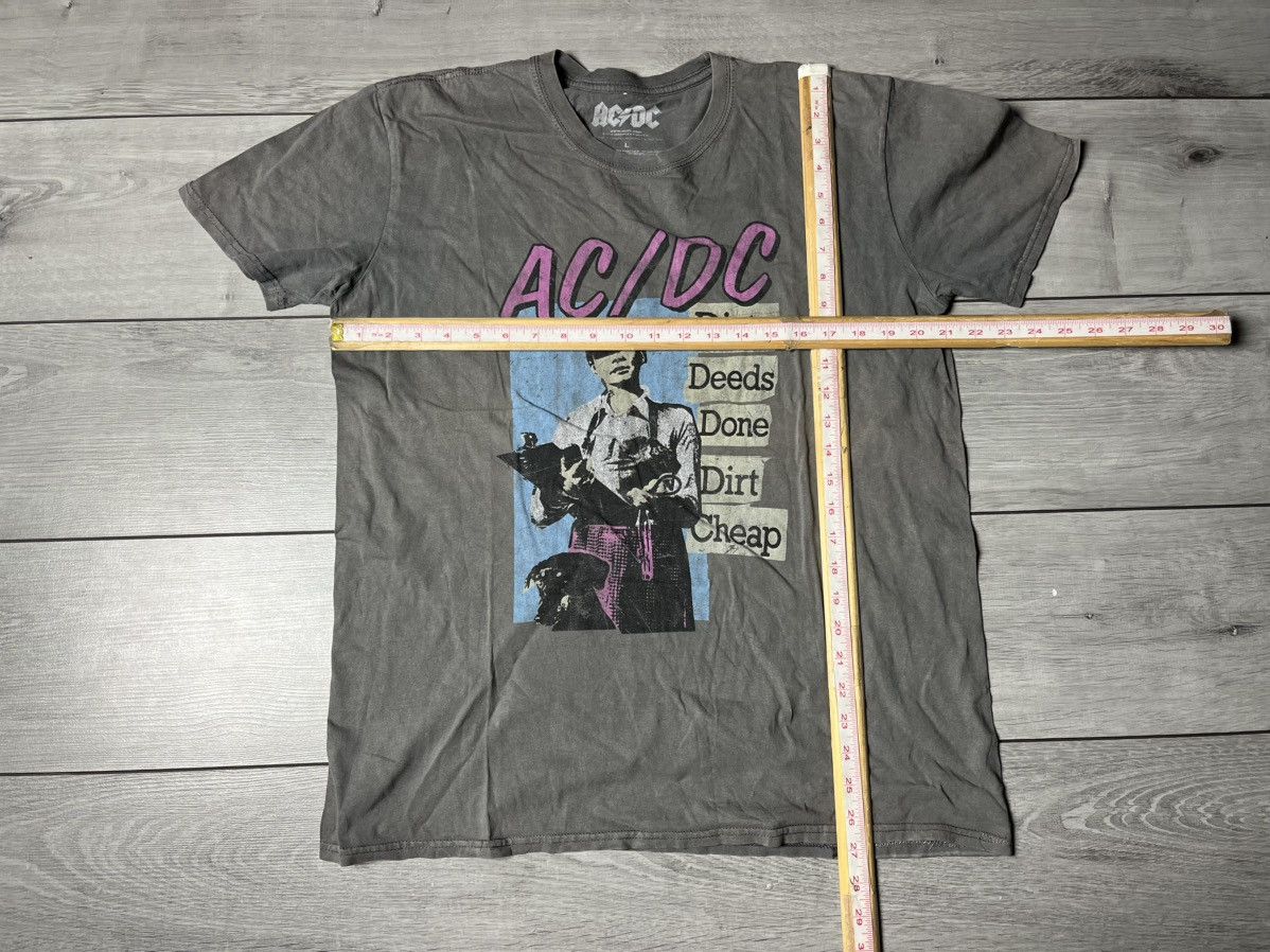 AC/DC Acdc Tshirt dirty deeds done dirt cheap rock size Large Size US L / EU 52-54 / 3 - 5 Thumbnail