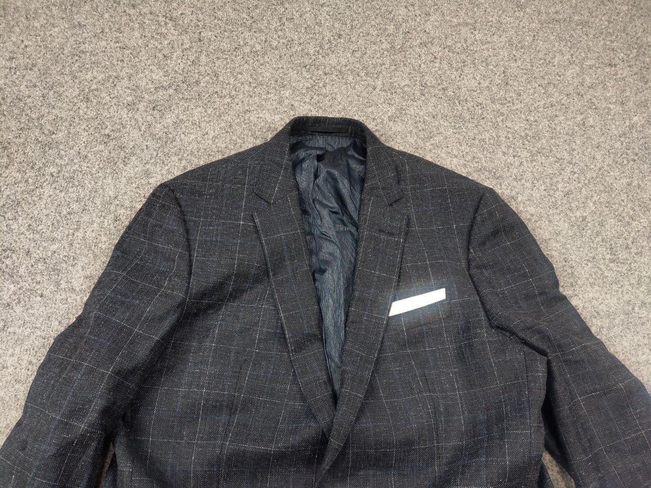 Hugo Boss Hugo Boss lanificio tesse biella Wool check Blazer Jacket Size US L / EU 52-54 / 3 - 3 Thumbnail