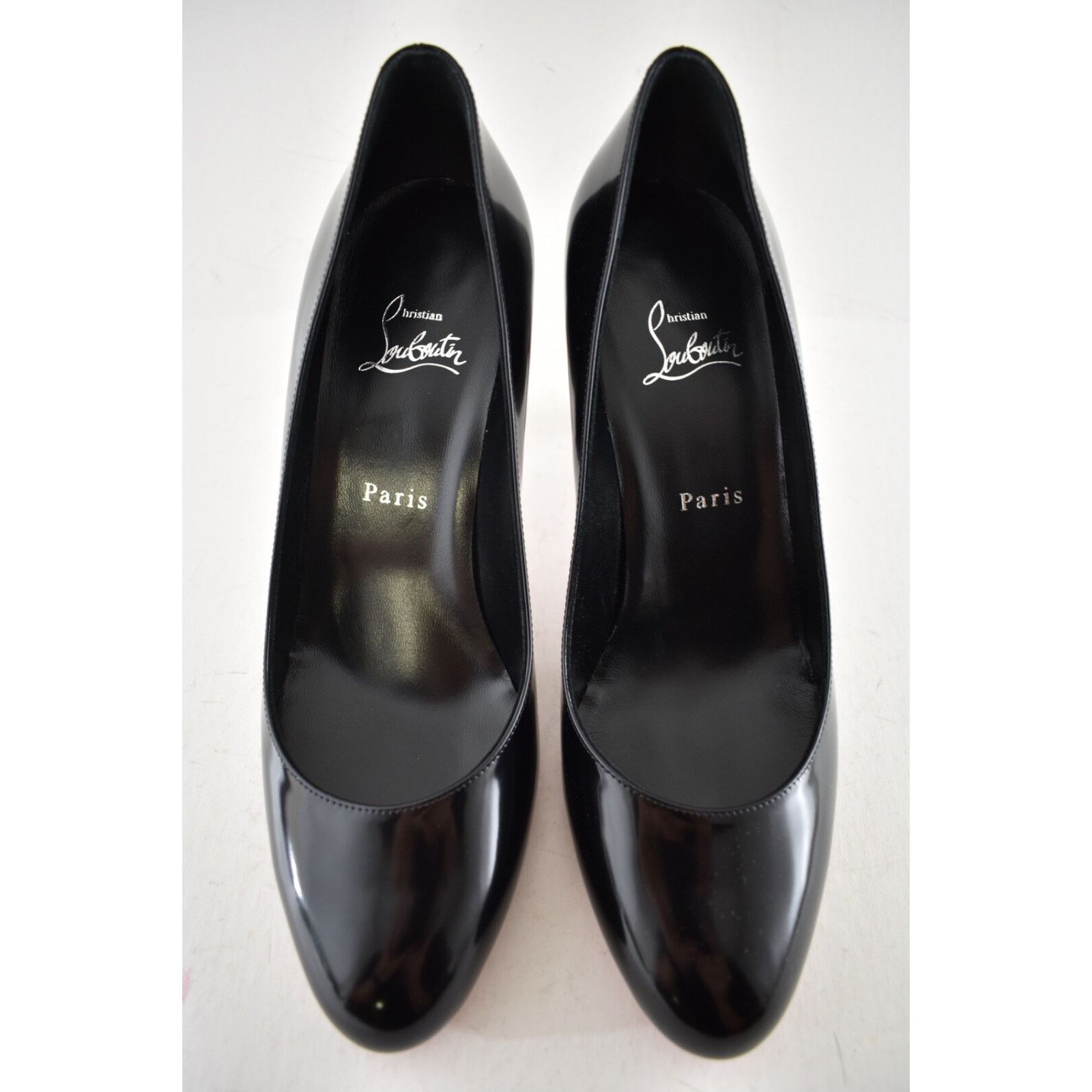 Christian Louboutin Christian Louboutin Pumppie 85 Black Leather Pump 38 Size US 8 / IT 38 - 11 Thumbnail