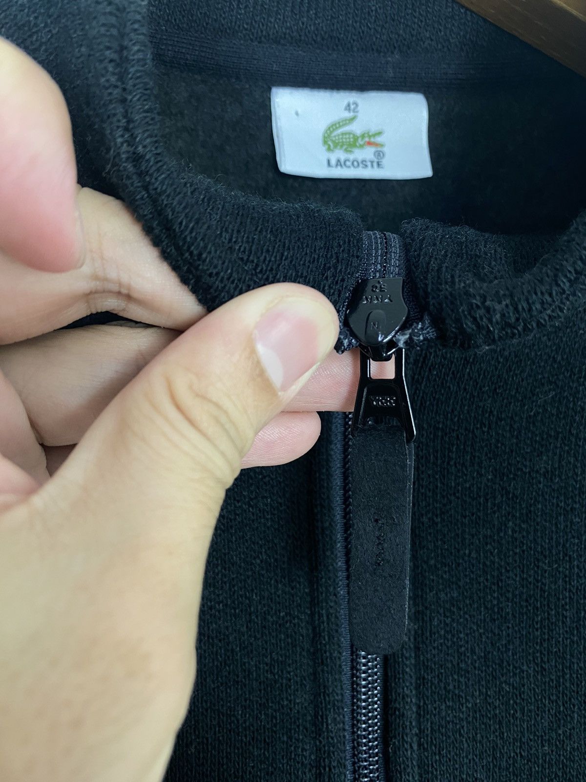 Lacoste Rare‼️ Lacoste Zipper Sweater Embroidery Small Logo Japan Size US S / EU 44-46 / 1 - 6 Thumbnail