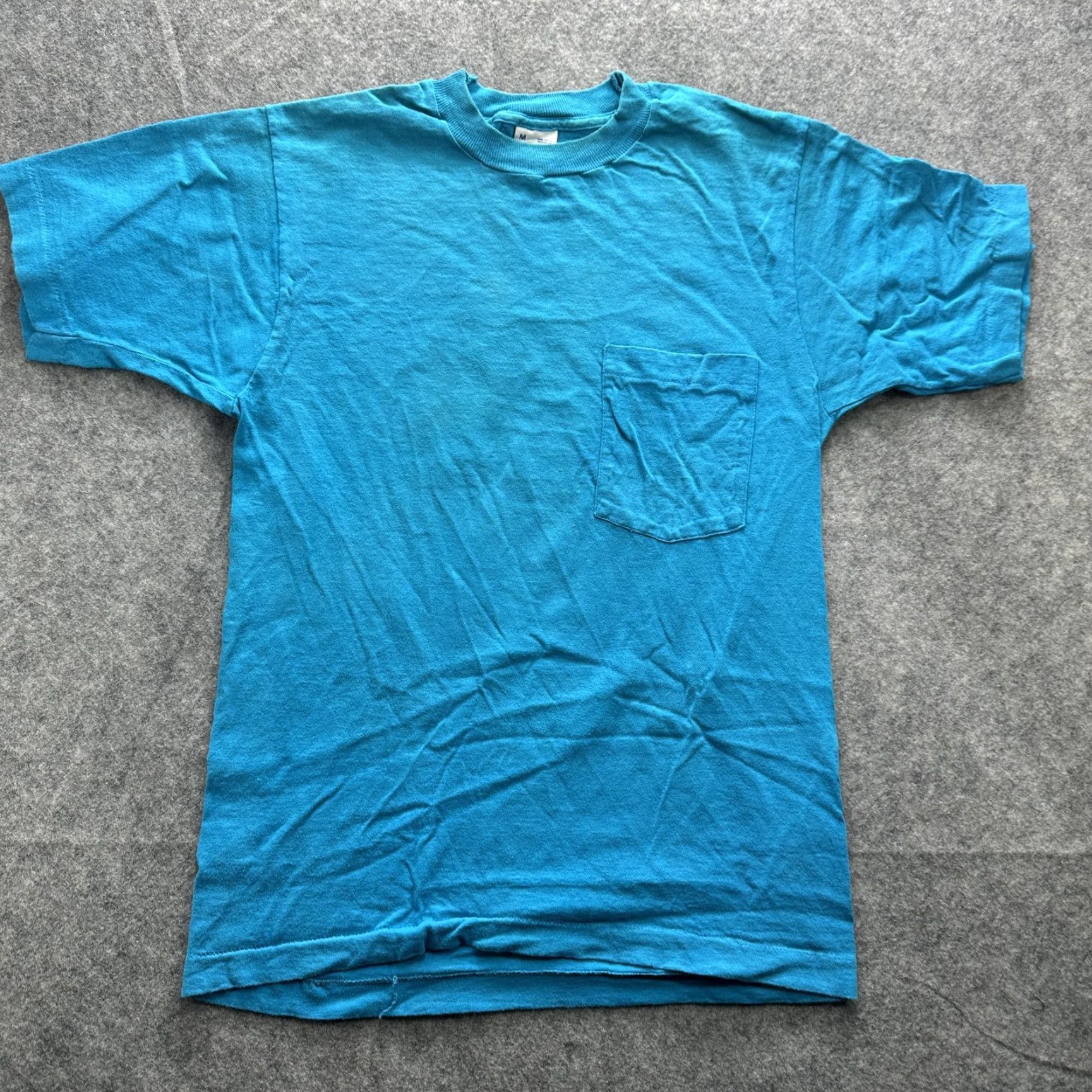 Vintage VINTAGE BVD Shirt Mens Medium Blue Pocket Tee Made In USA 100% Cotton 90s Size US M / EU 48-50 / 2 - 3 Thumbnail