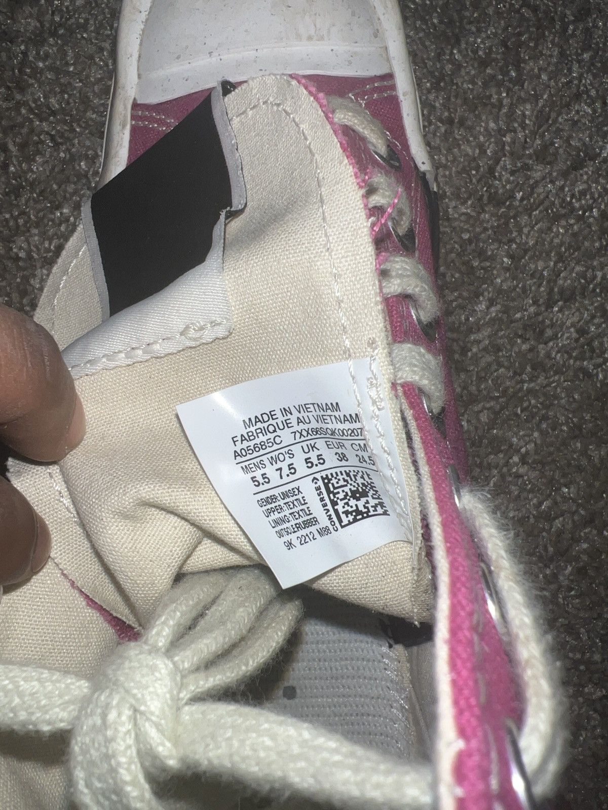 Converse × Rick Owens Drkshdw RICK OWEN X CONVERSE TURBODRK PINK Size US 5.5 / EU 38 - 4 Thumbnail