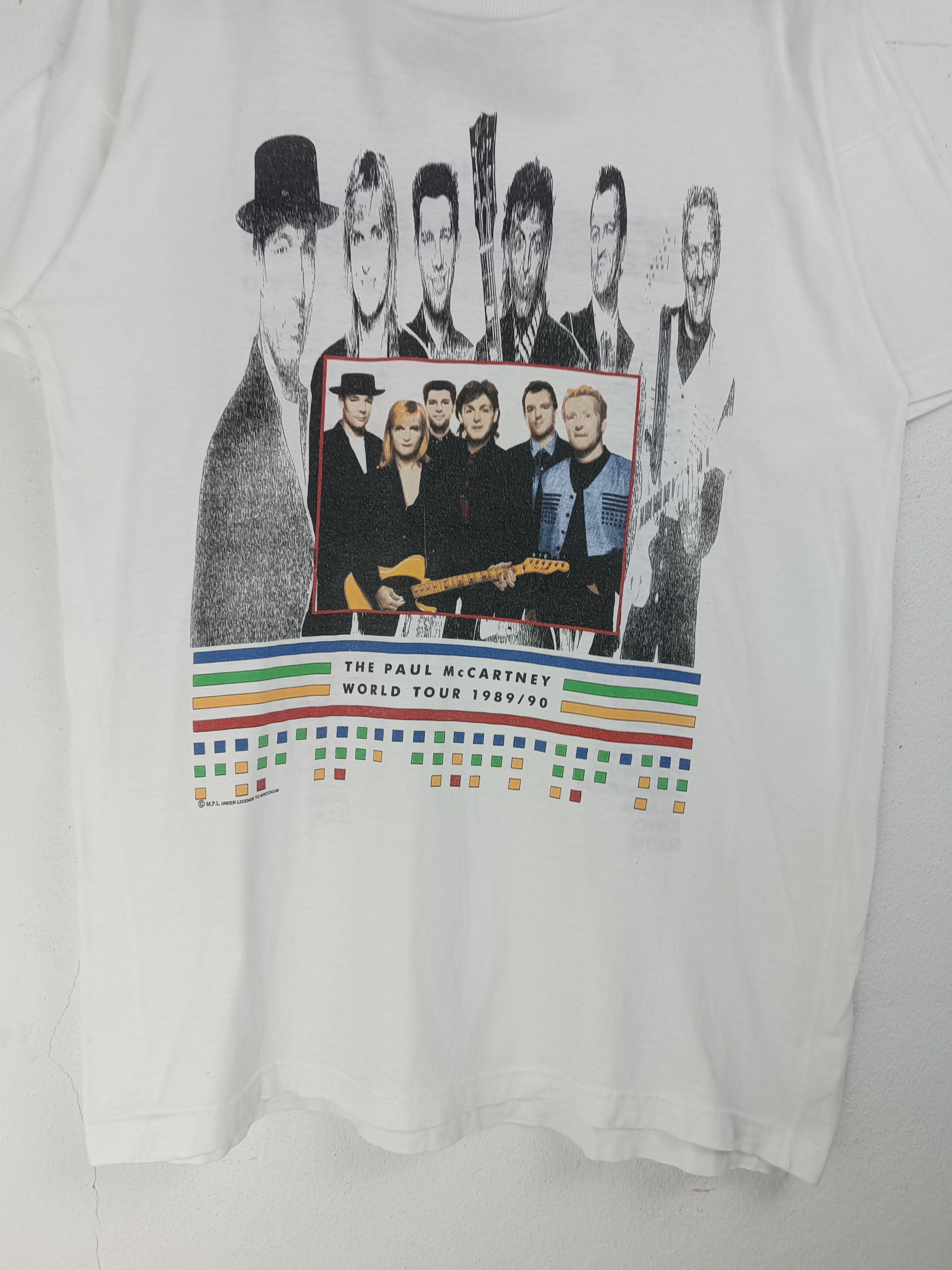 Band Tees VINTAGE 90'S THE PAUL MCCARTNEY WORLD TOUR TEE beatles who Size US M / EU 48-50 / 2 - 7 Thumbnail