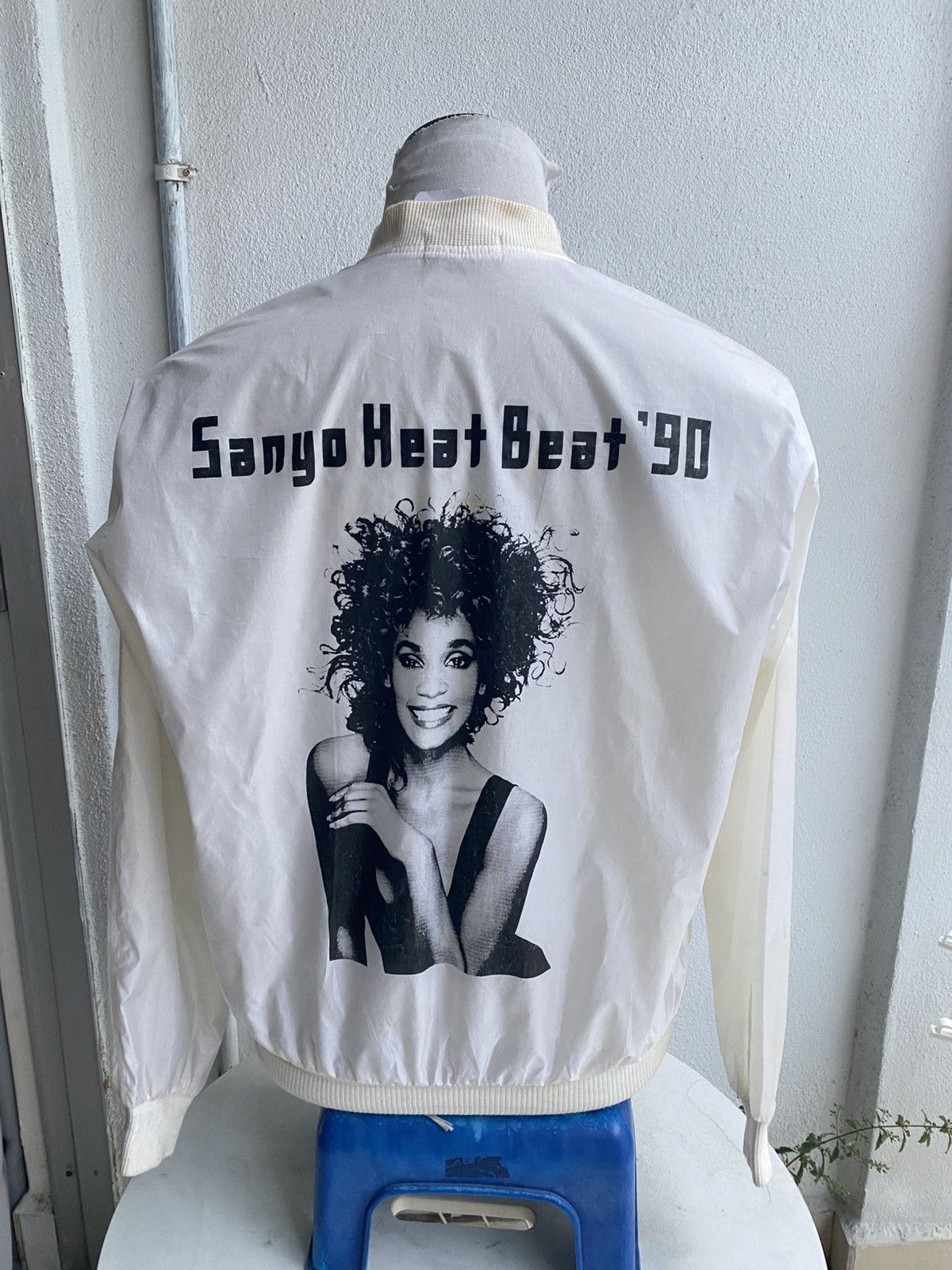 Vintage Whitney Houston Sanyo 90s Concert Zipper Jacket