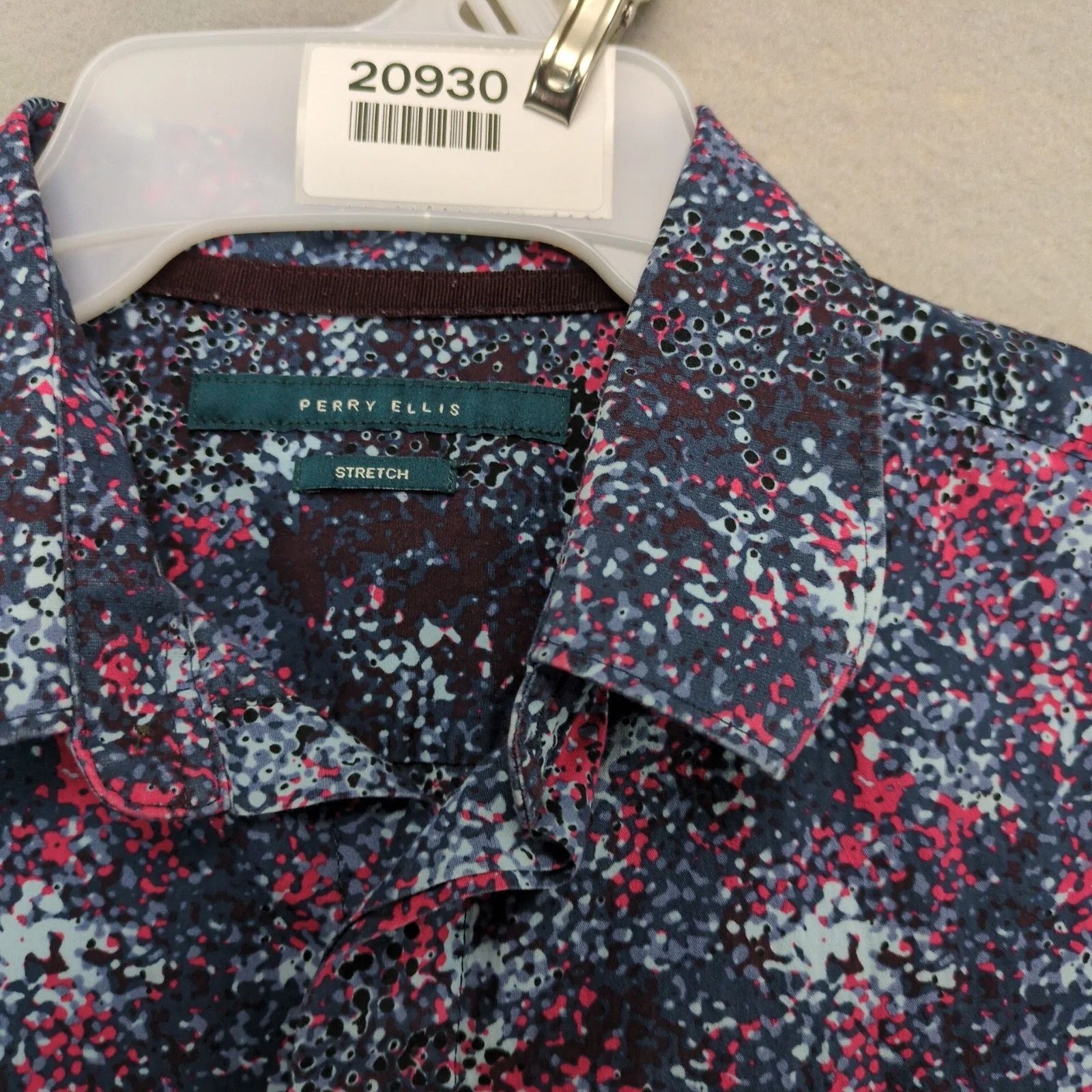 Perry Ellis Perry Ellis Stretch Long Sleeve Button Up Shirt Men's M Size US M / EU 48-50 / 2 - 3 Thumbnail