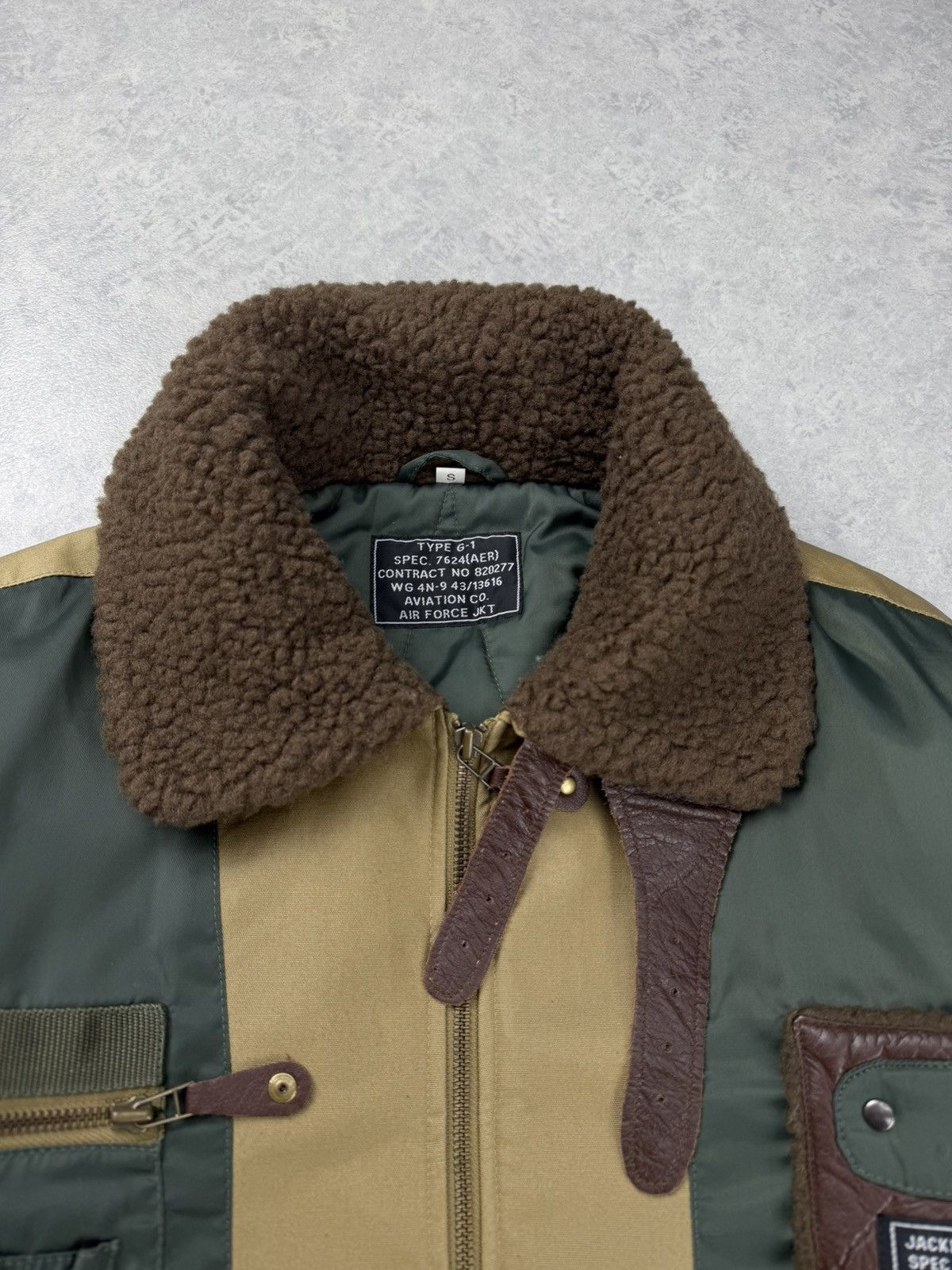Vintage Vintage G-1 Flight Jacket Sherpa Military Size S Size US S / EU 44-46 / 1 - 8 Thumbnail