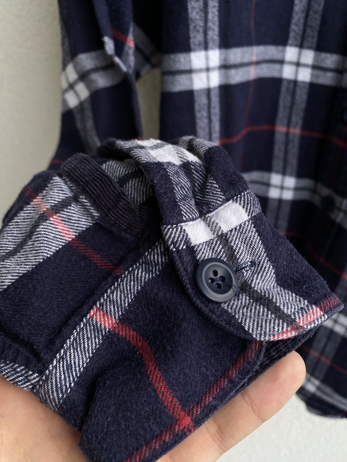 Yves Saint Laurent Flannel YSL Shirt Cotton Heavy Size US M / EU 48-50 / 2 - 11 Thumbnail