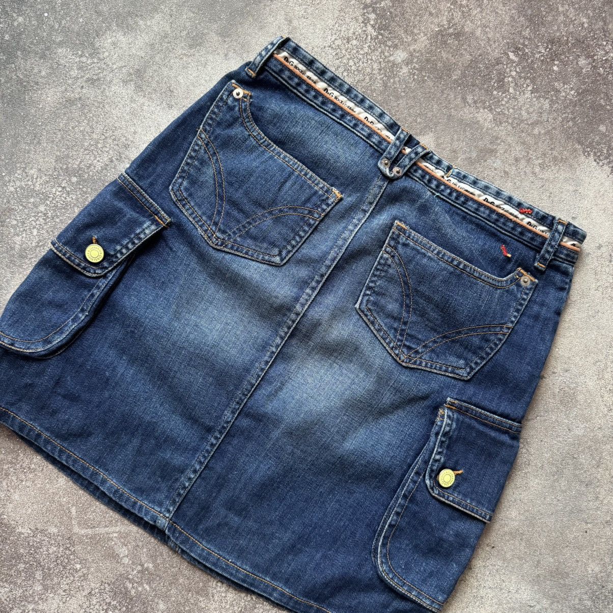 Dolce & Gabbana D&G Dolce & Gabbana Vintage Cargo Denim Skirt Size 27" / US 4 / IT 40 - 6 Thumbnail