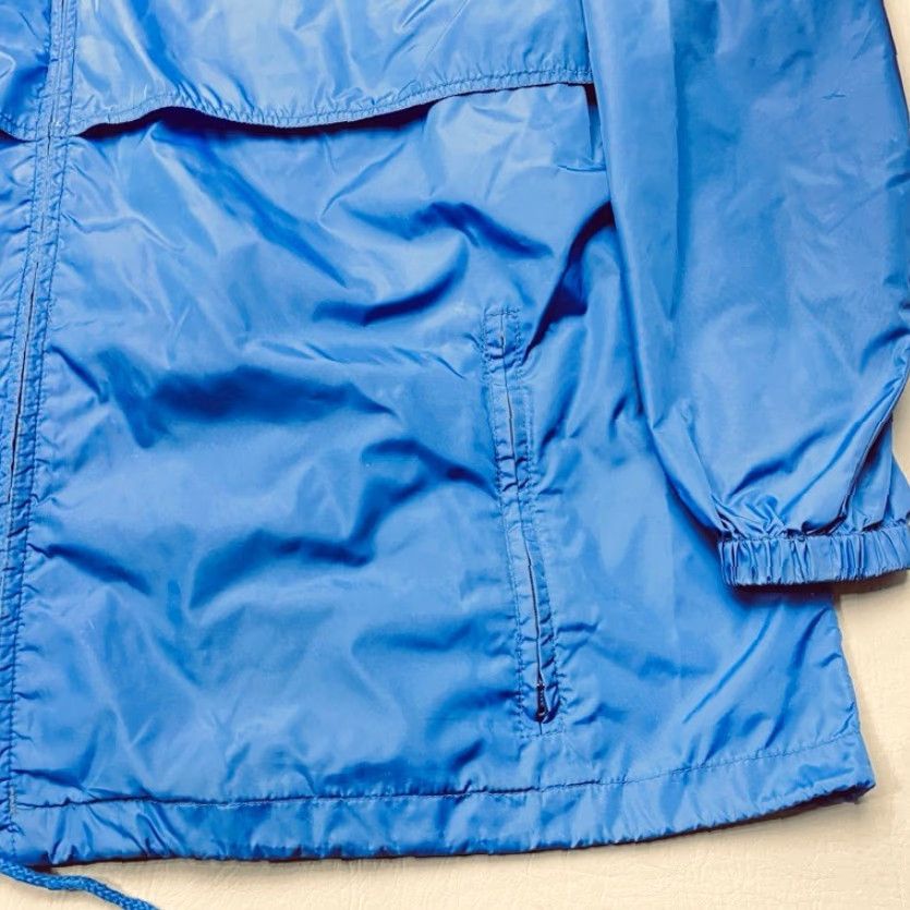 Vintage VINTAGE Woolrich Hooded Nylon Windbreaker Men's 2XL Blue Rain Jacket 90s 8213 Size US XXL / EU 58 / 5 - 4 Thumbnail