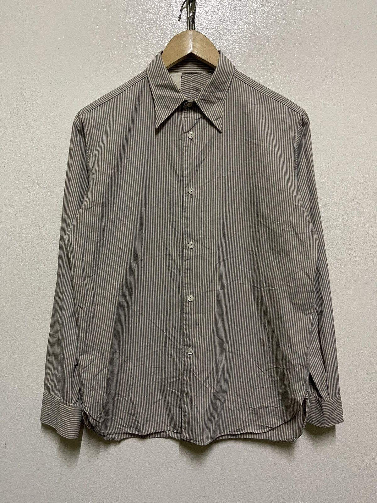 N.HOOLYWOOD SHIRT STRIPE N.HOOLYWOOD Reconstructed Stripe Shirt