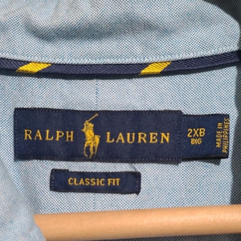 Polo Ralph Lauren Polo Ralph Lauren Classic Oxford Button Shirt 2XL Big Size US XXL / EU 58 / 5 - 4 Thumbnail