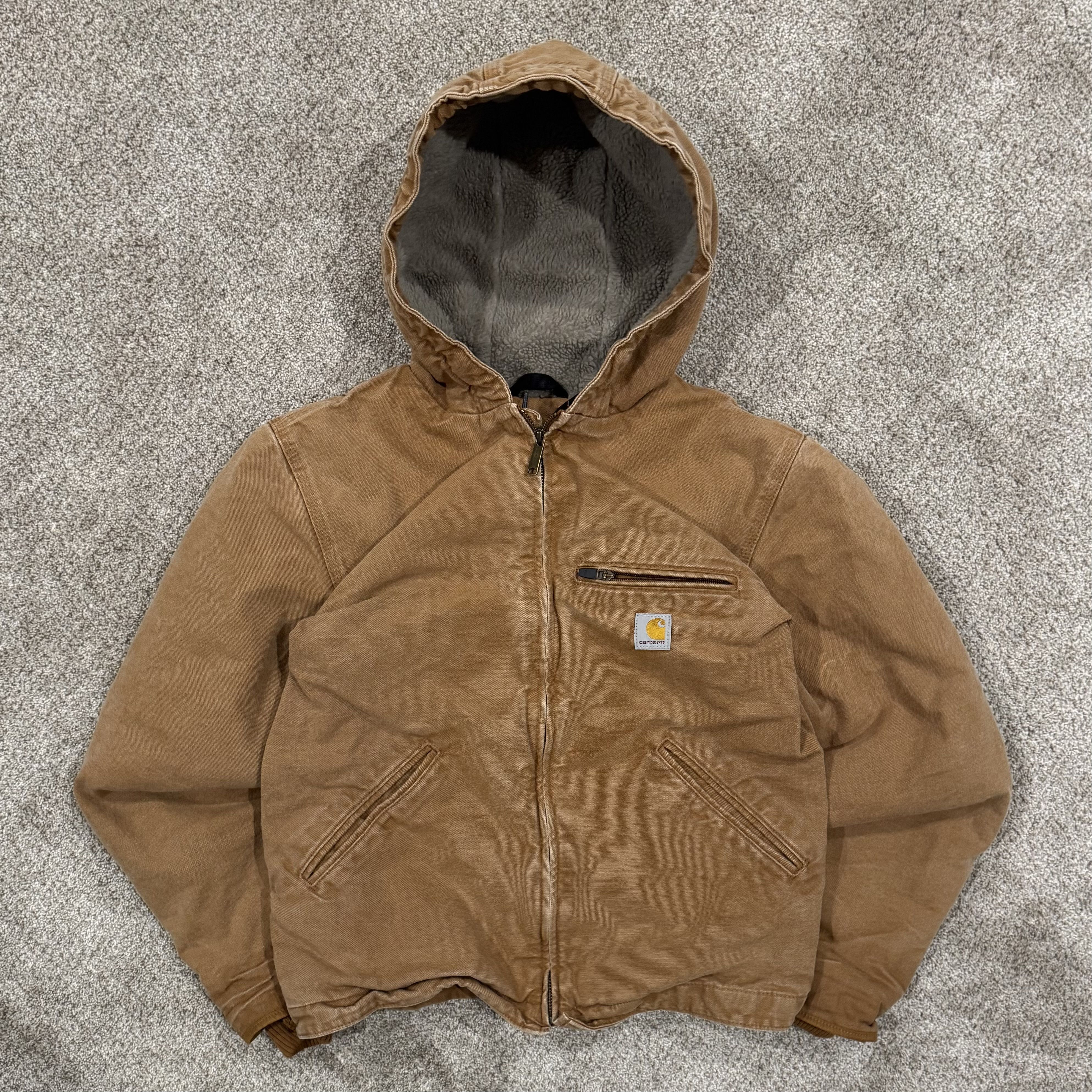 Carhartt Carhartt Men's Tan and Brown Jacket Size US S / EU 44-46 / 1 - 1 Thumbnail