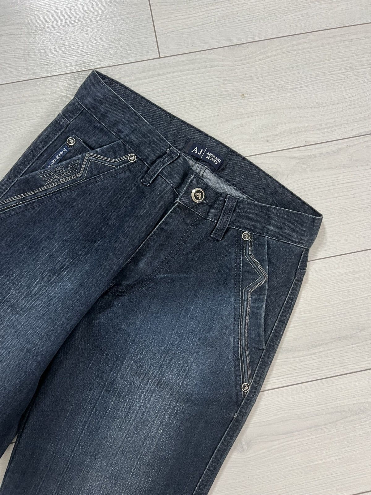 Vintage Rare Flared Kapital Vibe! Distressed Crazy Y2k Jeans Vintage Size US 31 - 8 Thumbnail