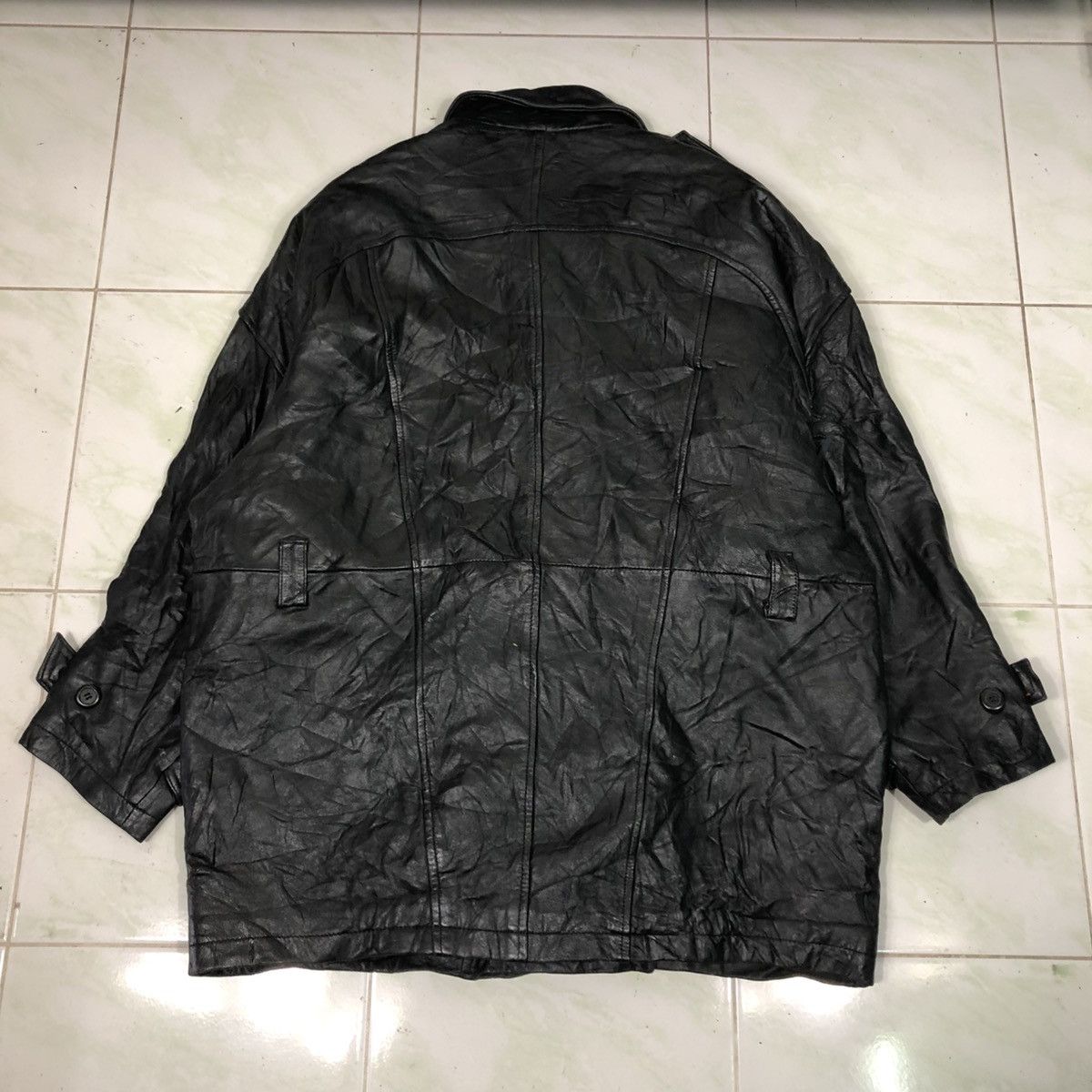 Pelle Pelle 📌Vintage Biker Leather Jacket Gullit Men Issey Miyake Size US M / EU 48-50 / 2 - 2 Thumbnail