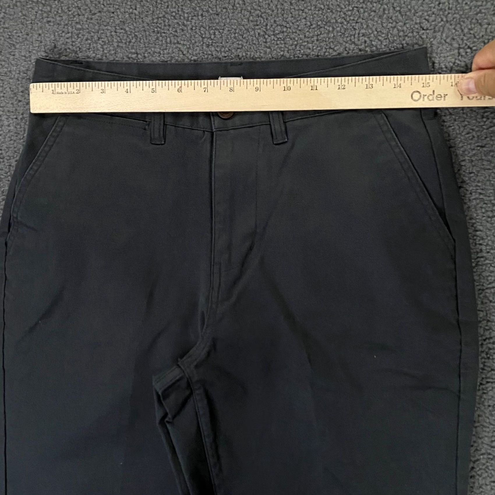 Katin Kraft Pant Chino Stretch Twill Skate Surf Black Wash Gray Size 30x31 New Mens, Men's — image 6 of 6