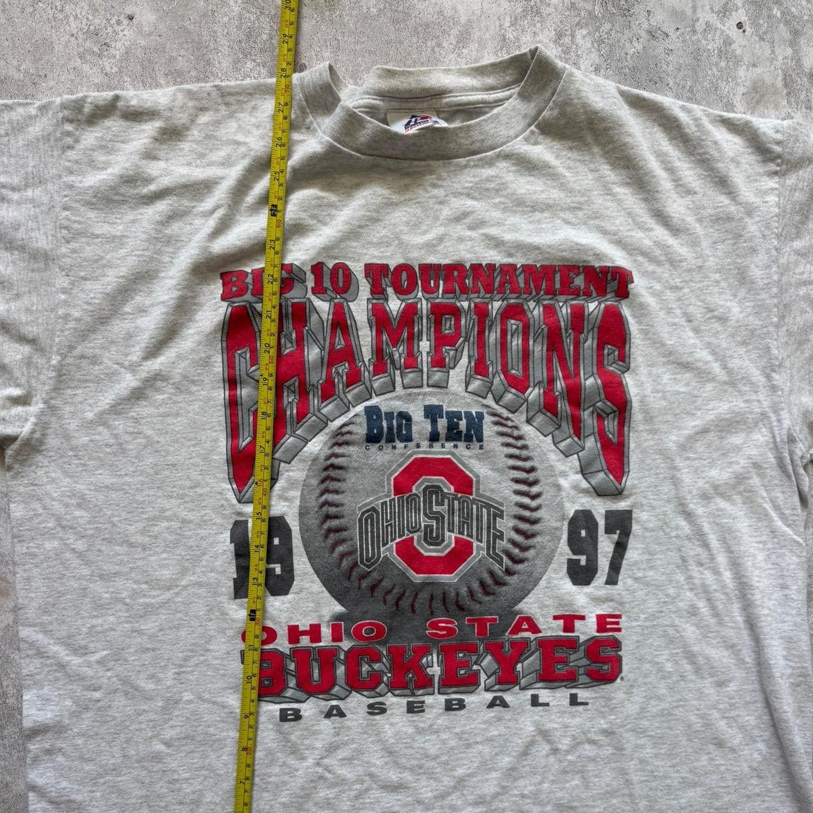 Other Vintage 1997 Big Ten Ohio State Baseball T-Shirt Size XL Size US XL / EU 56 / 4 - 6 Thumbnail