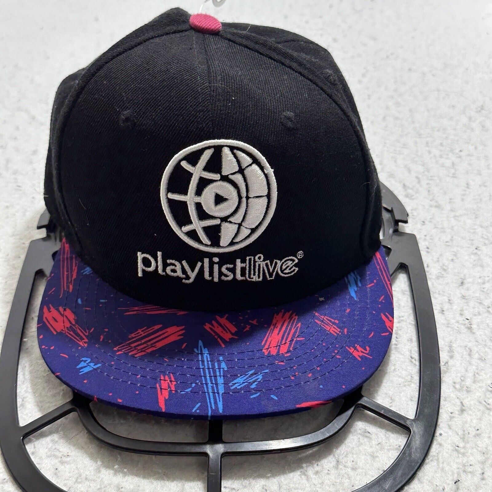 Other Playlist Live Black Embroidered Hat Baseball Cap Size ONE SIZE - 2 Thumbnail