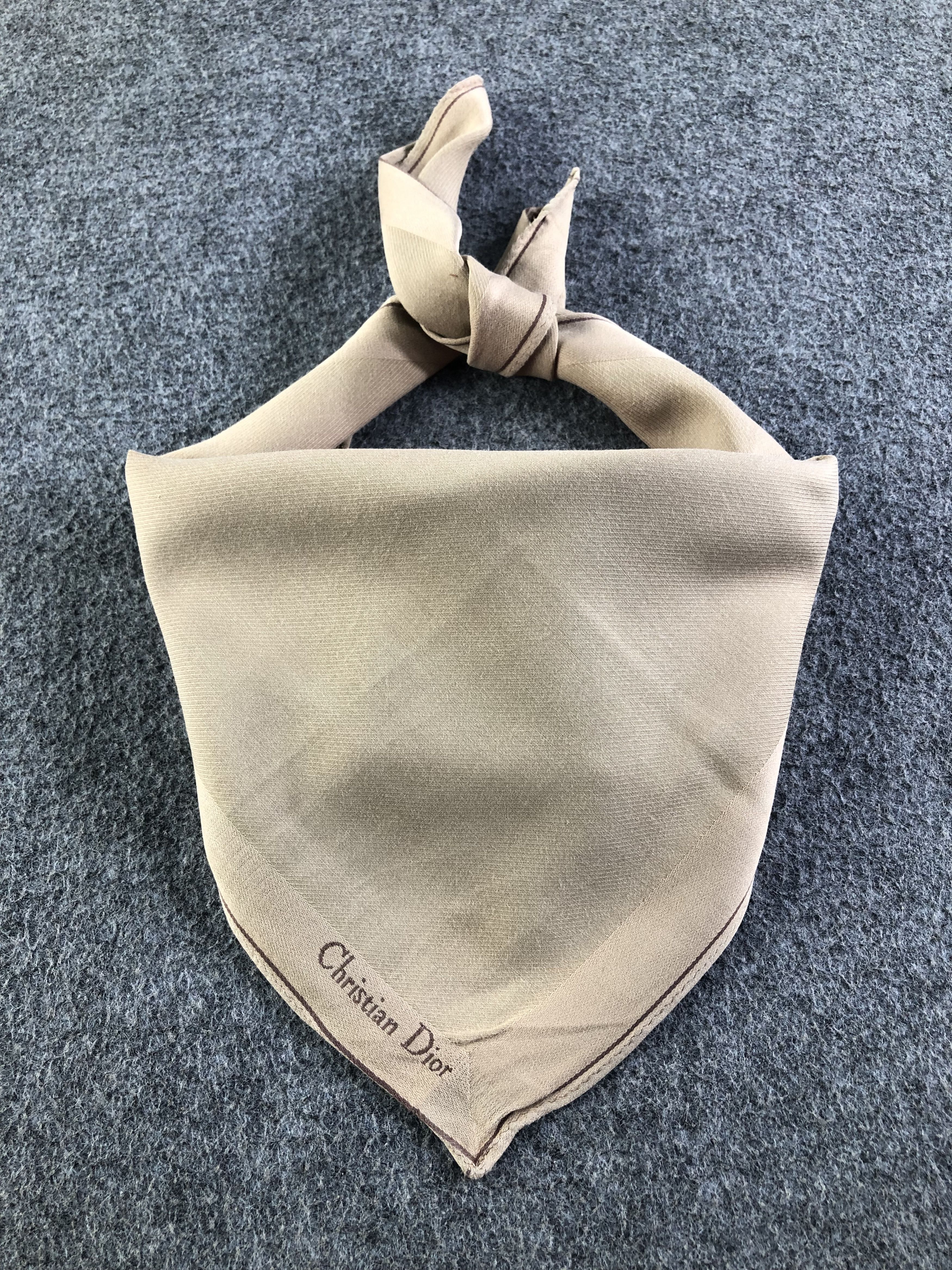 Vintage Christian Dior handkerchief / Bandana / Neckerchief C412 Size ONE SIZE - 2 Thumbnail
