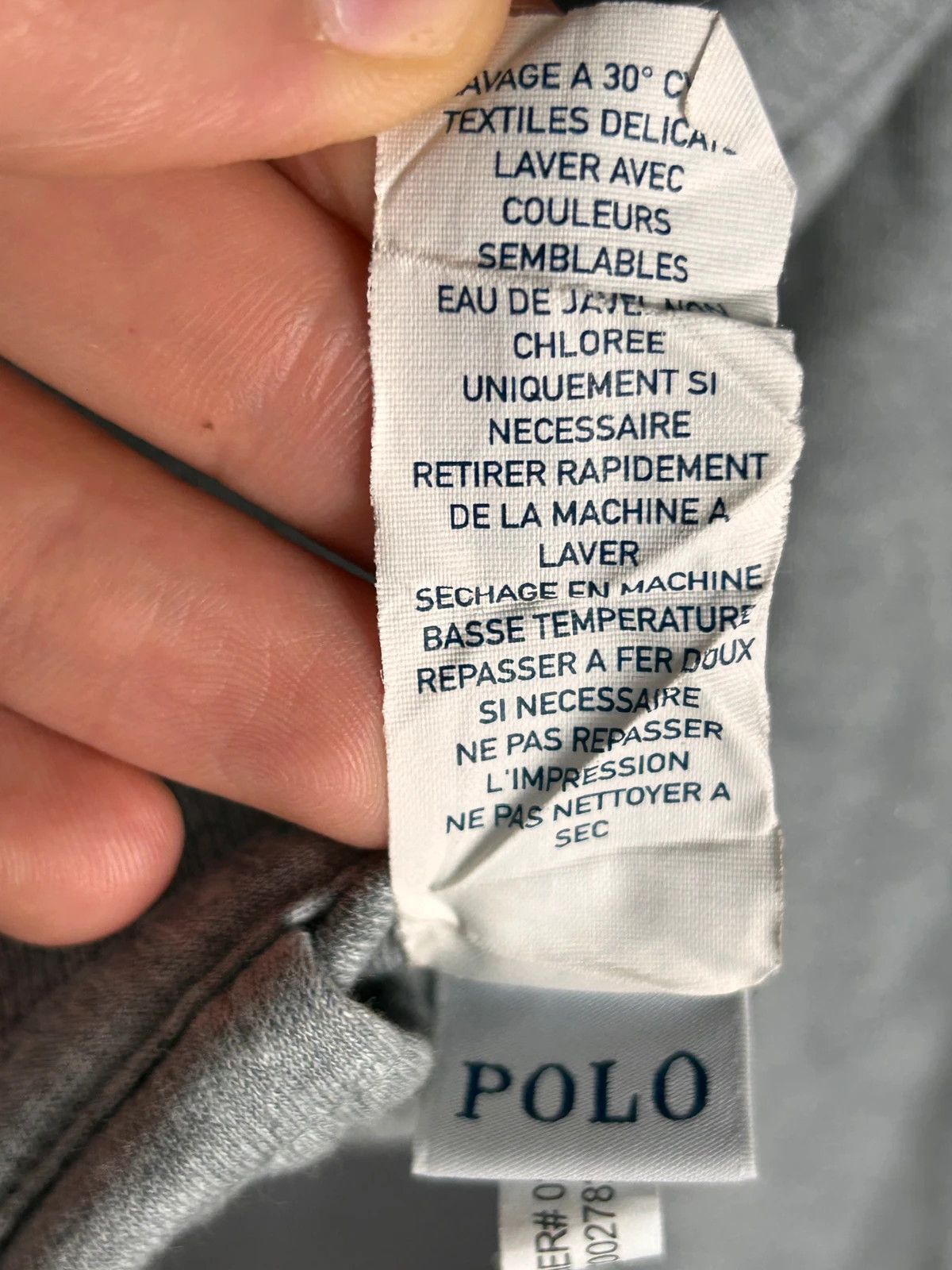 Polo Ralph Lauren Zip sweatshirt Polo Ralph Lauren gray mini logo pony Size US S / EU 44-46 / 1 - 8 Thumbnail