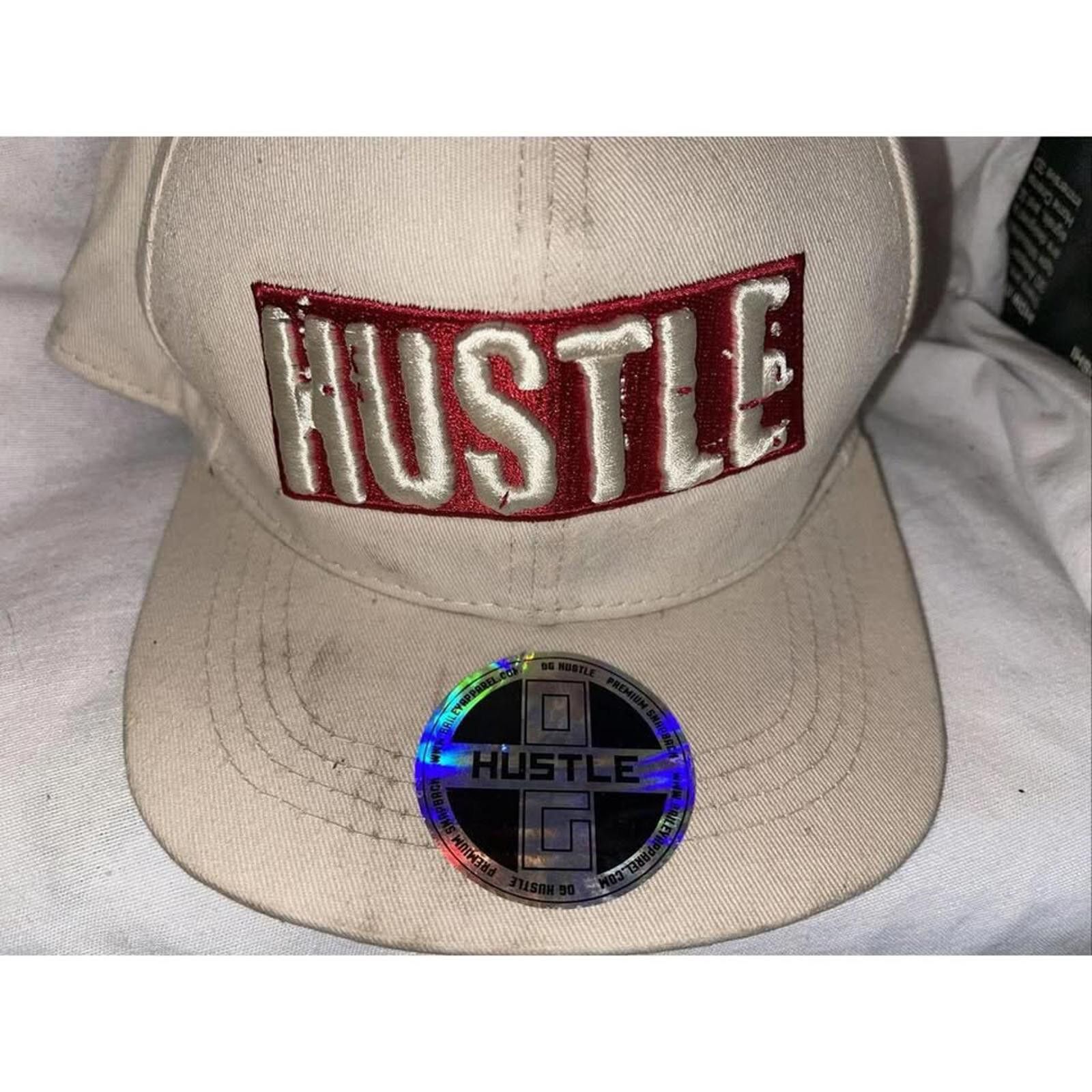 Other HUSTLE Adjustable Cap - Trendy Beige Snapback Hat Size ONE SIZE - 2 Thumbnail