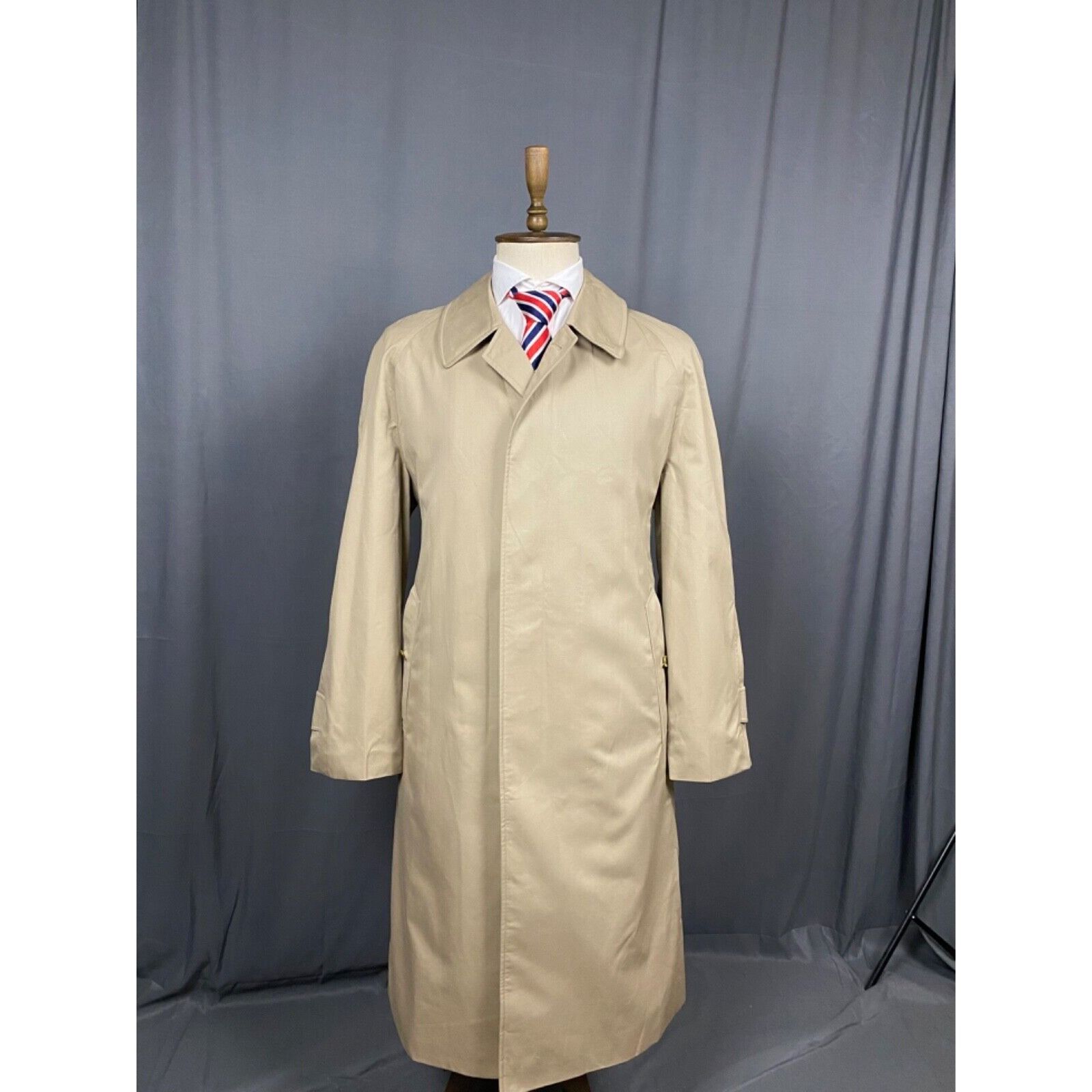 Burberry Burberry + Wool Liner Nova Check Men's Beige Trench Coat Siz Size US L / EU 52-54 / 3 - 2 Thumbnail