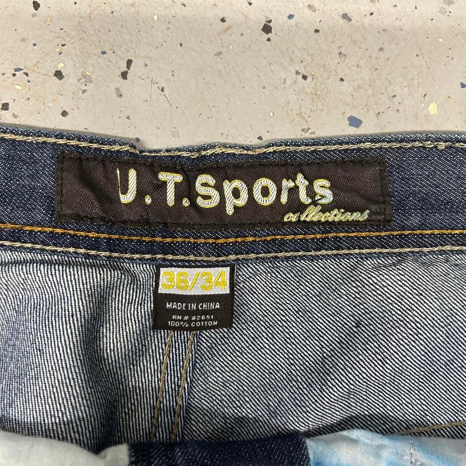 Other Y2K Dark wash UT Sports jeans with a relaxed fit Size US 36 / EU 52 - 5 Thumbnail