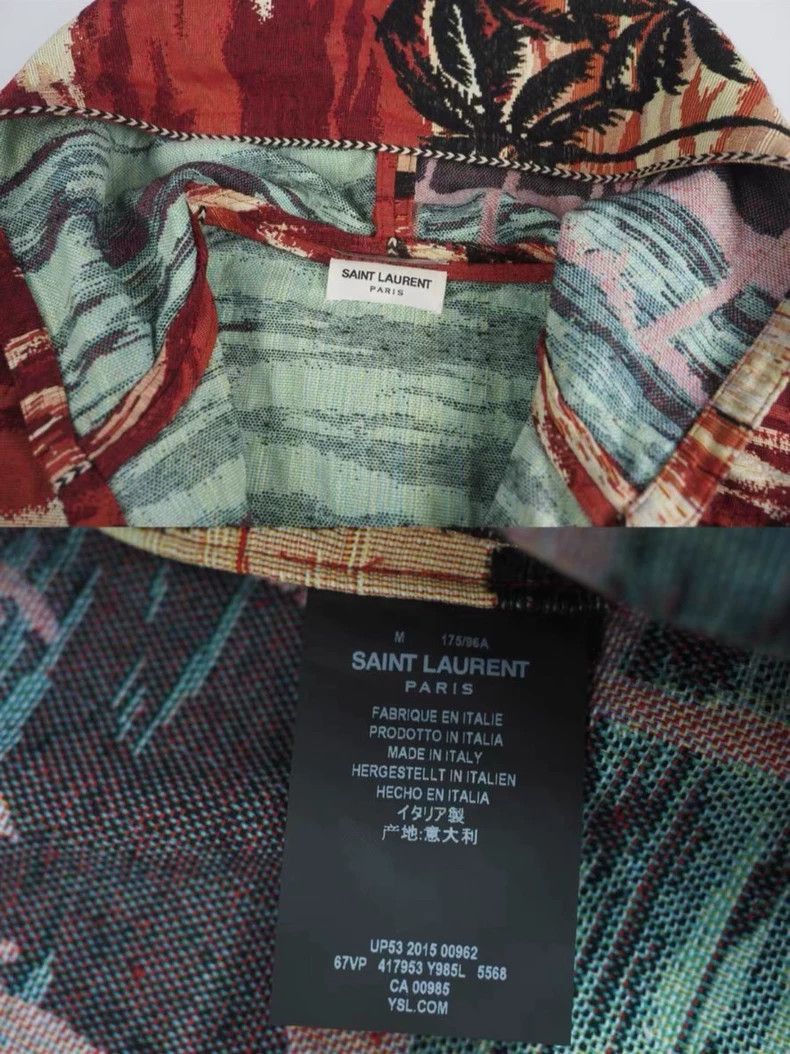 Saint Laurent Paris Saint Laurent Sunset Palm Print Hooded Jacket- Size US M / EU 48-50 / 2 - 3 Thumbnail