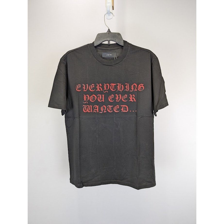 Amiri o1rshd1 Everything T-Shirt in Black / Red Size US S / EU 44-46 / 1 - 2 Thumbnail