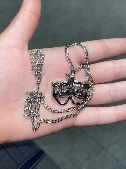 VIBE Mask Chain Grunge Punk Size ONE SIZE - 3 Thumbnail
