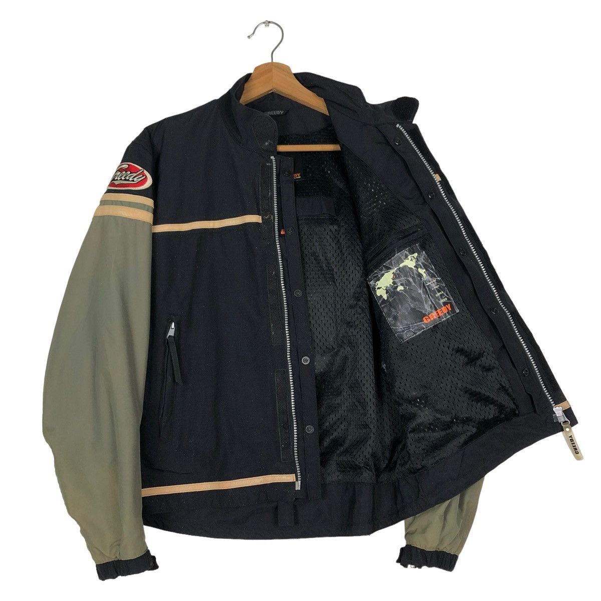 Japanese Brand 🔥VINTAGE MOTOR RACING JACKET GREEDY BIG LOGO Size US S / EU 44-46 / 1 - 11 Thumbnail