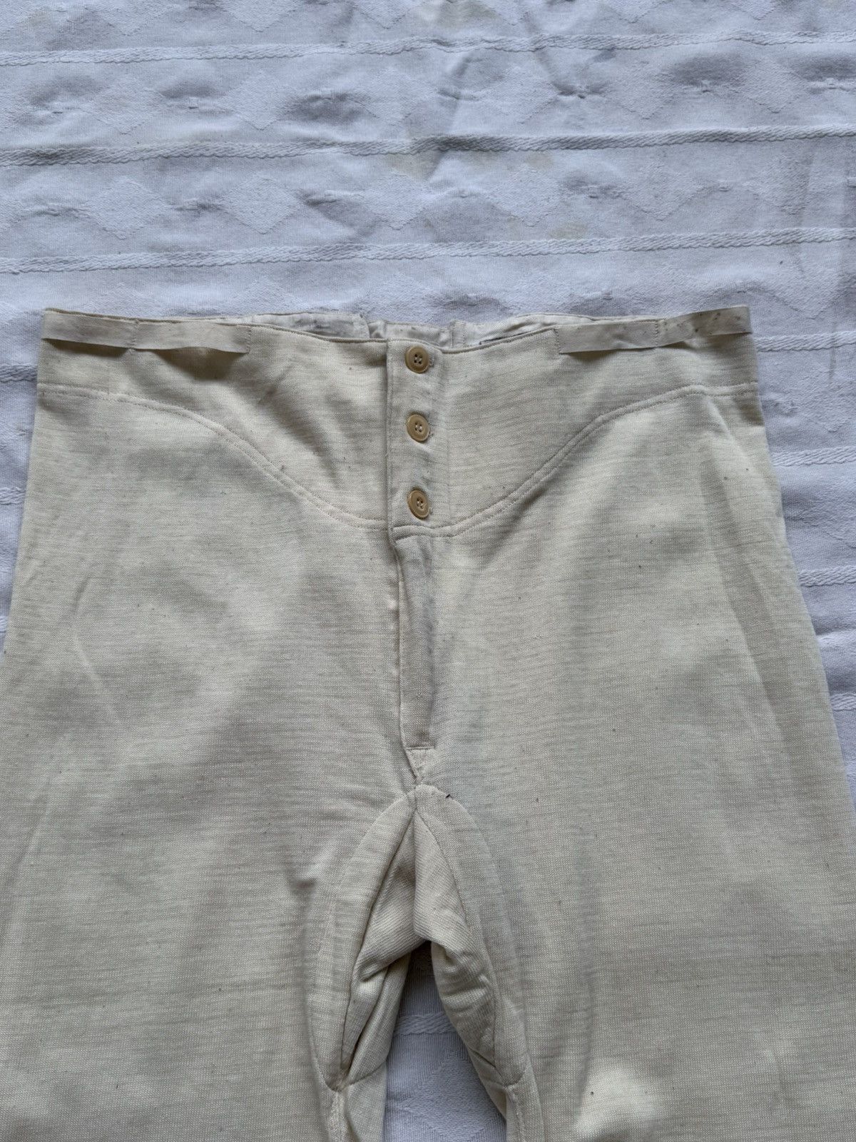 Vintage Vintage 1951 Dated French Military Underwear Thermal Pants Size US 32 / EU 48 - 2 Thumbnail