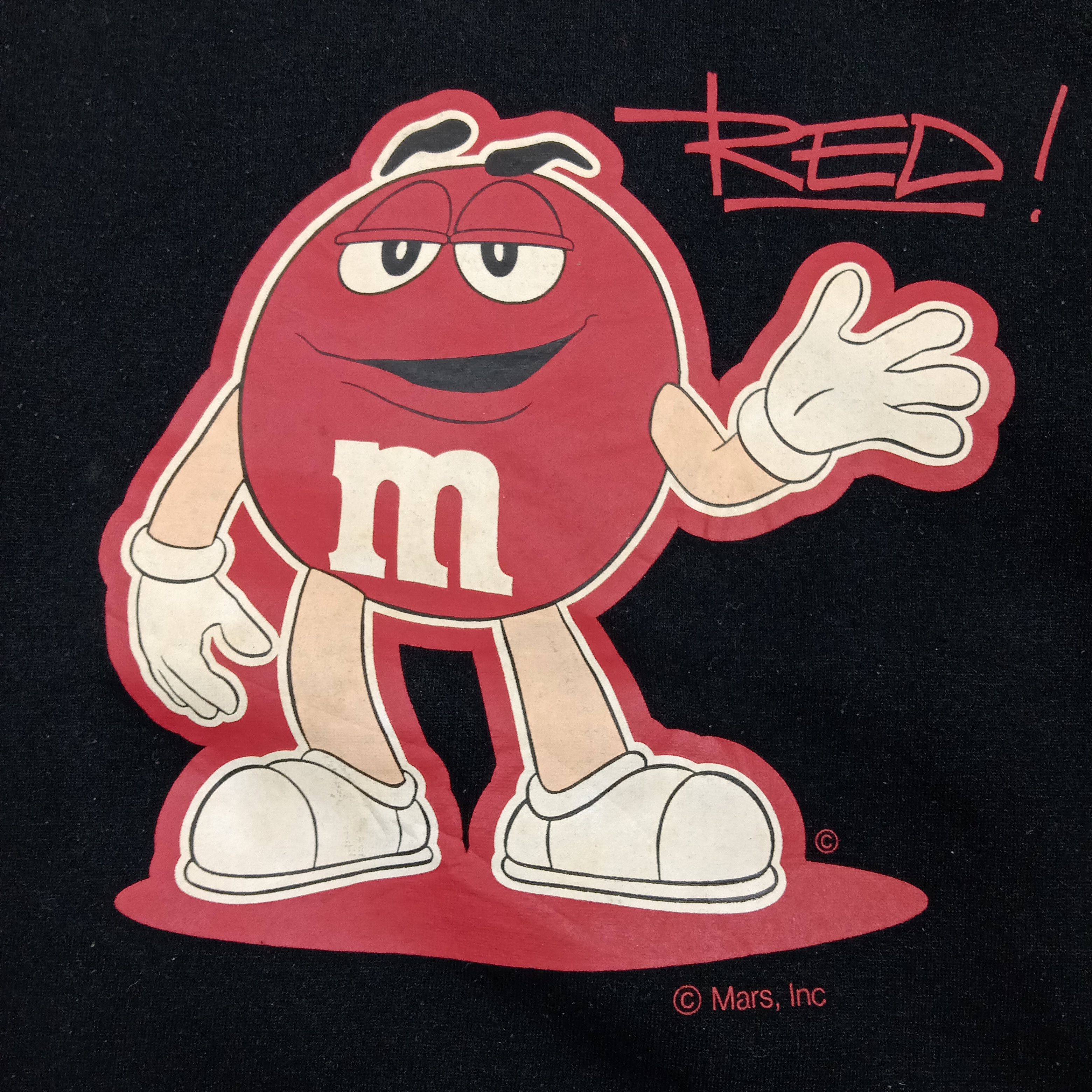 Vintage Vintage M&M Red Character 90's Sweatshirt C282N7 Size US M / EU 48-50 / 2 - 2 Thumbnail