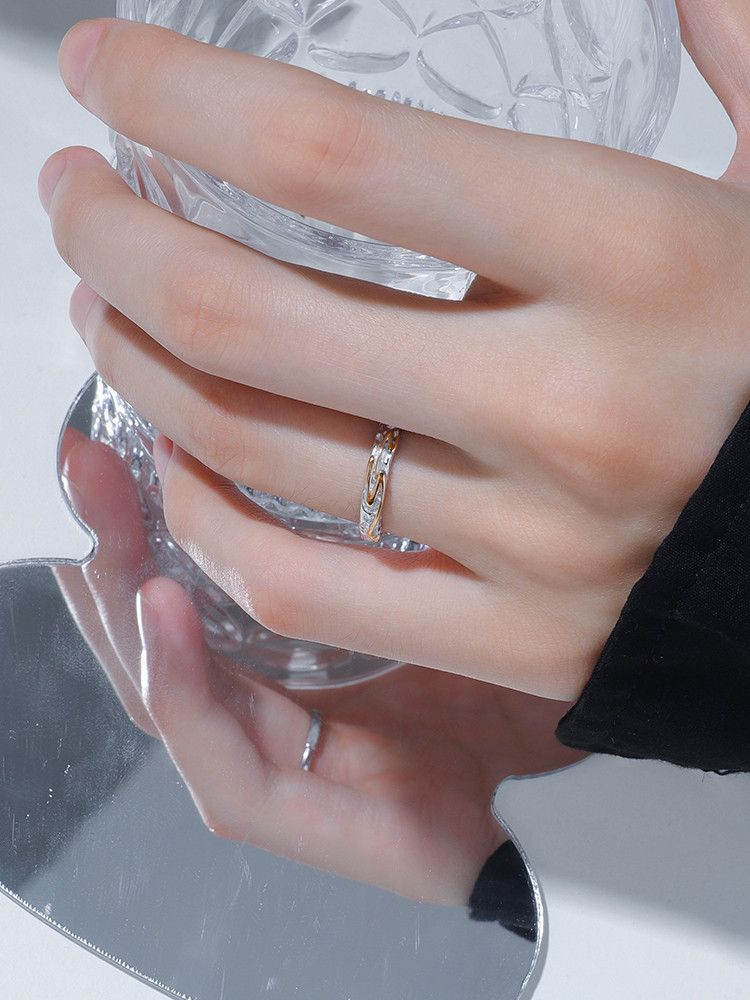 Jewelry New Design Jewelry Rings Open Size Chrome Ring (Size 7-13) Size ONE SIZE - 2 Thumbnail