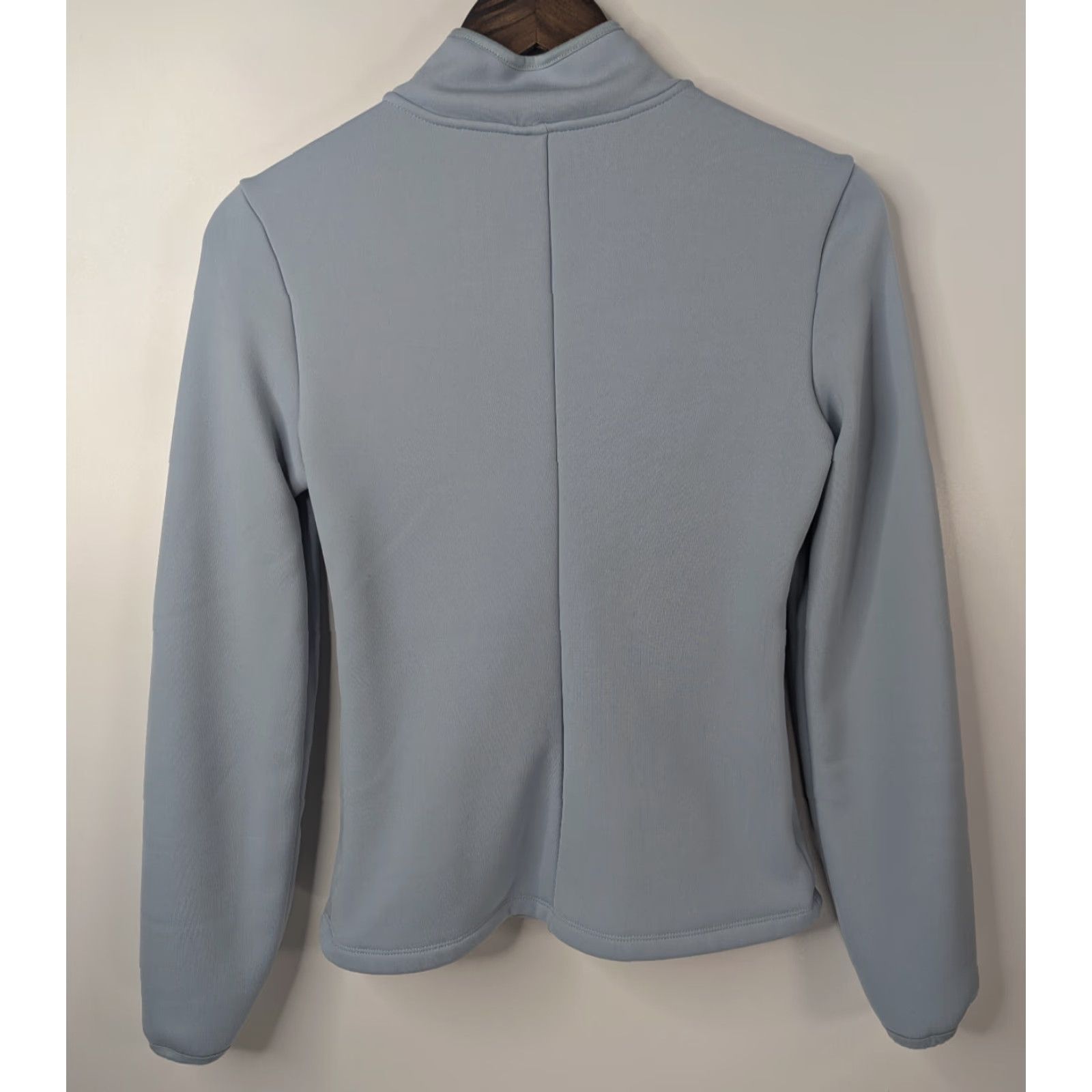 Vintage 7 Diamonds Womens Jacket Sz Small Full Zip Outdoor Mineral Blue Slim Knit Pockets Short Sleeve/Long Sleeve Casual Coat Mens? Size S / US 4 / IT 40 - 4 Thumbnail