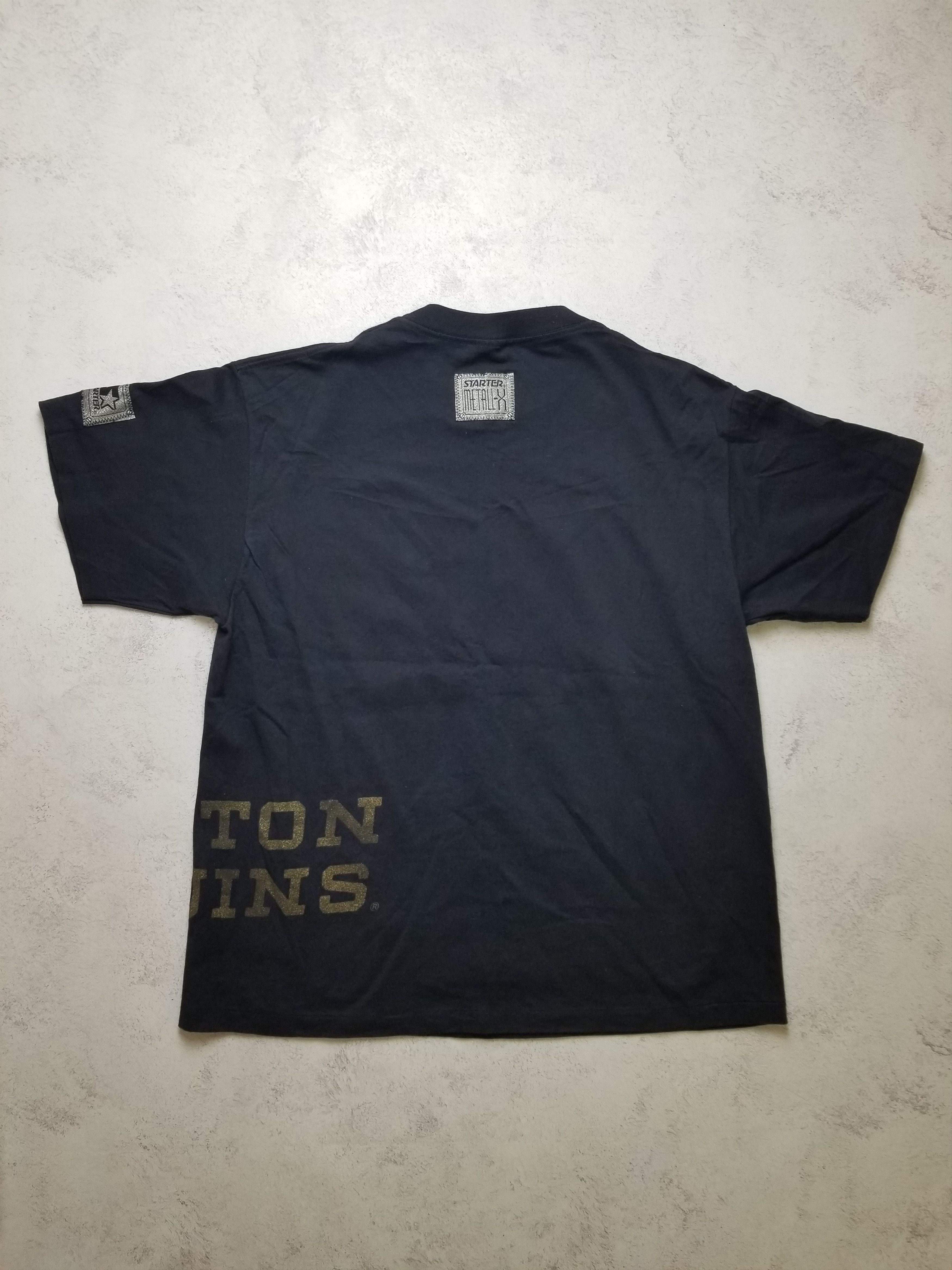 Starter Vintage Starter Boston Bruins 1992 Logo Retro NHL T-Shirt Size US L / EU 52-54 / 3 - 2 Thumbnail