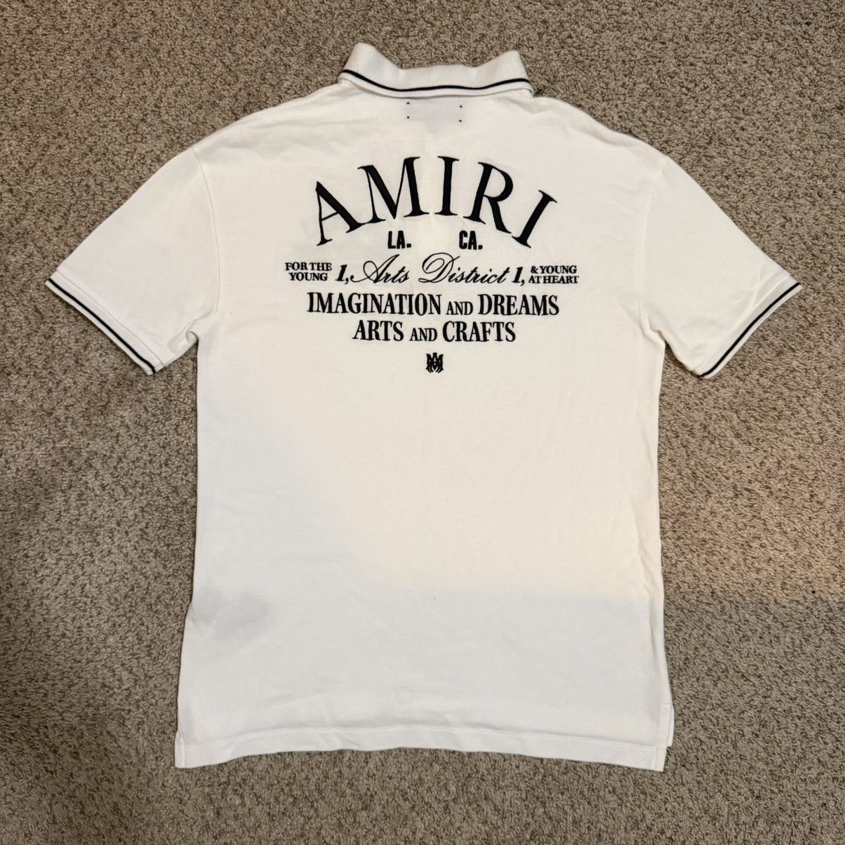 Amiri Amiri Arts District Cotton Polo Shirt Size US S / EU 44-46 / 1 - 3 Thumbnail