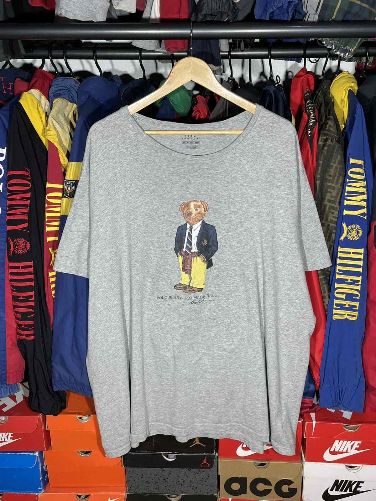 Polo Ralph Lauren × RRL Ralph Lauren × Vintage T-Shirt Polo Bear OG Vintage Size US XXL / EU 58 / 5 - 1 Thumbnail