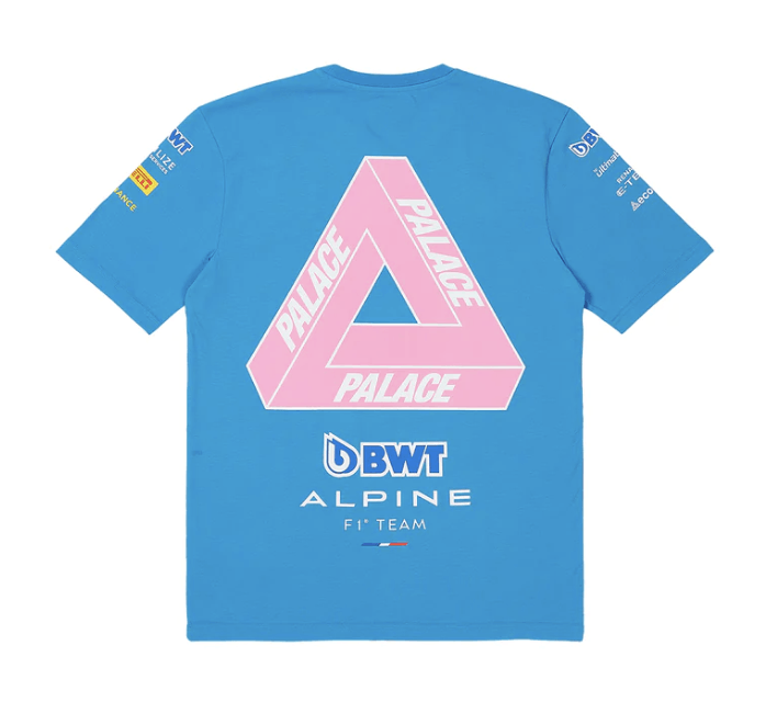 palace kappa for alpine t-shirt blue
