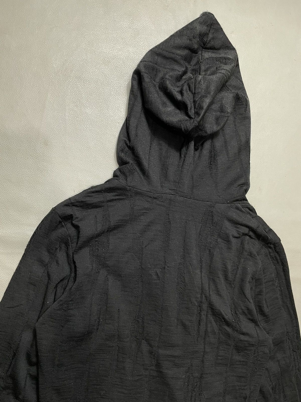 Shellac Shellac Gothic black Distressed Hoodie ifsix style Size US S / EU 44-46 / 1 - 7 Thumbnail